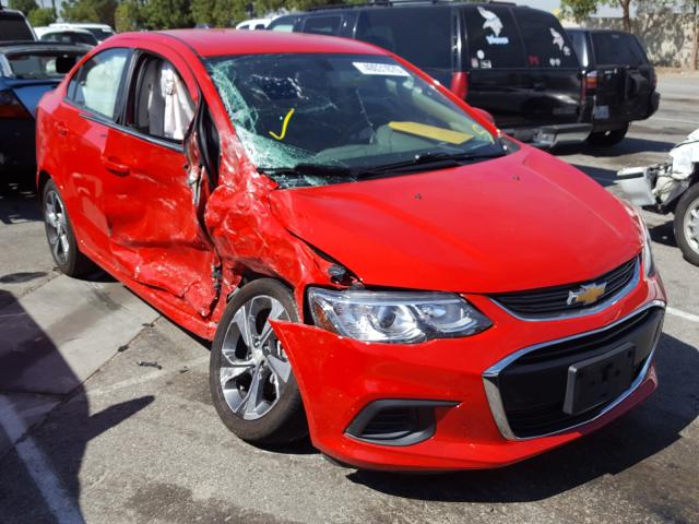 CHEVROLET SONIC PREM 2018 1g1jf5sb7j4105717