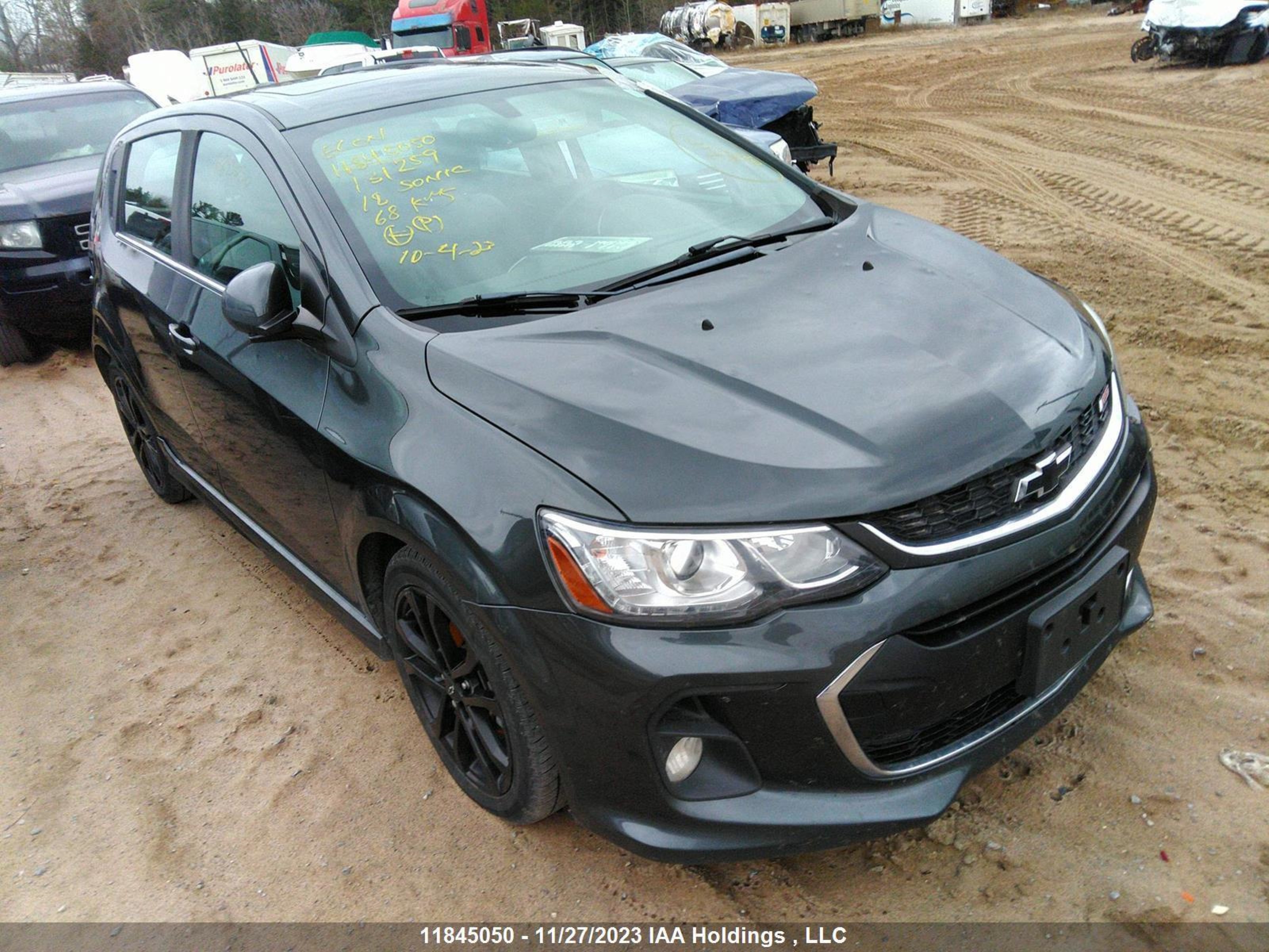 CHEVROLET SONIC 2018 1g1jf6sb4j4131259