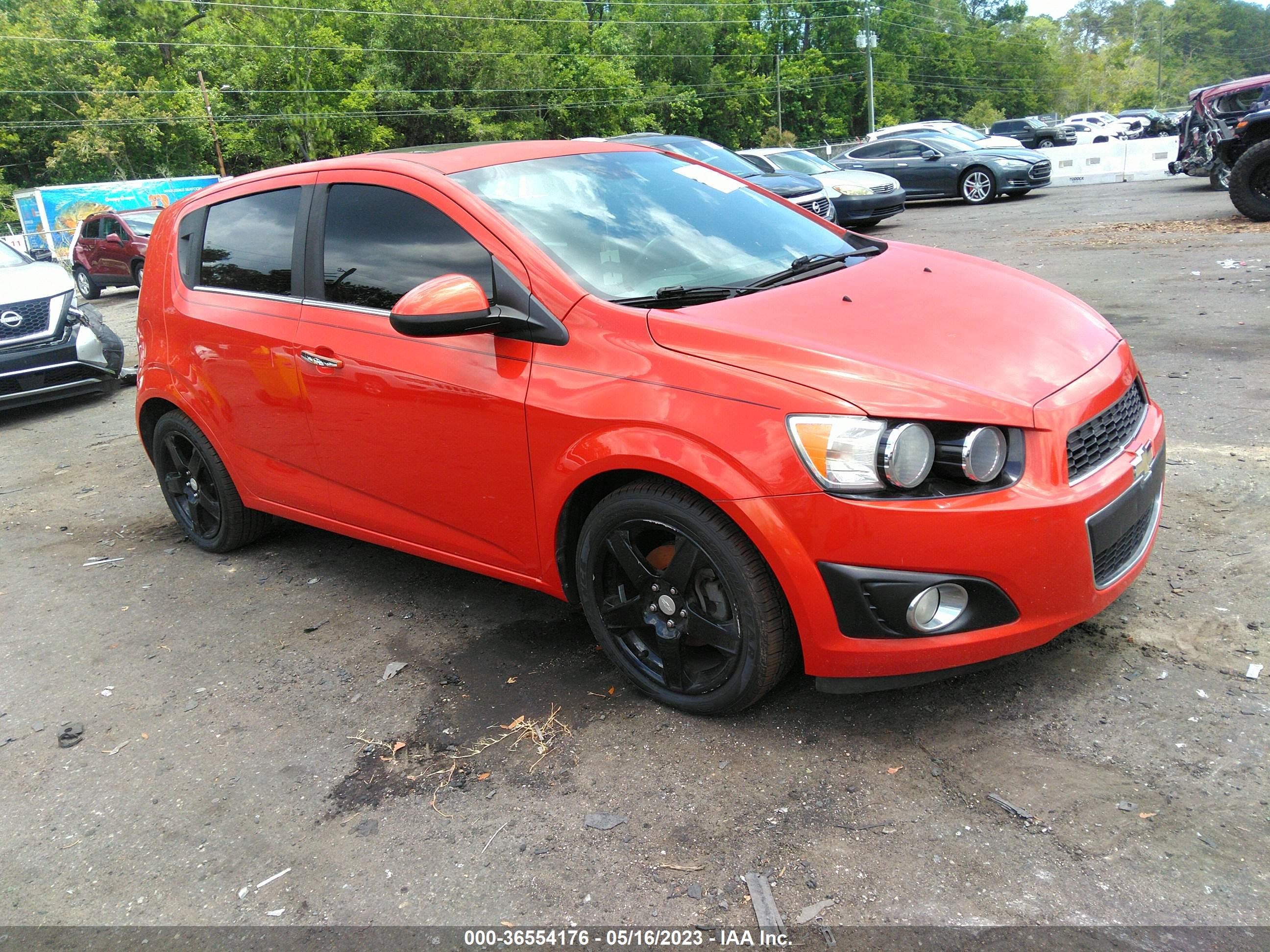 CHEVROLET SONIC 2013 1g1jf6sb8d4178881