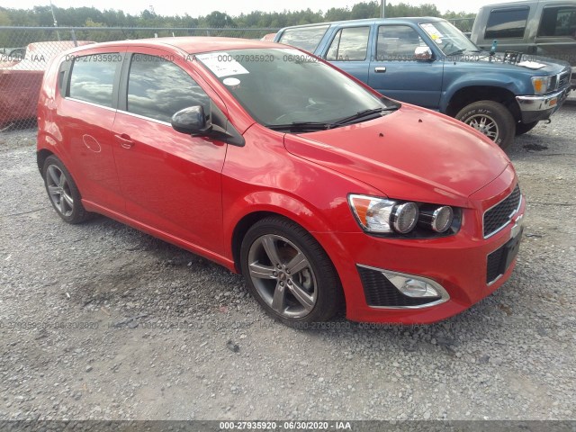 CHEVROLET SONIC 2014 1g1jg6sb1e4153920