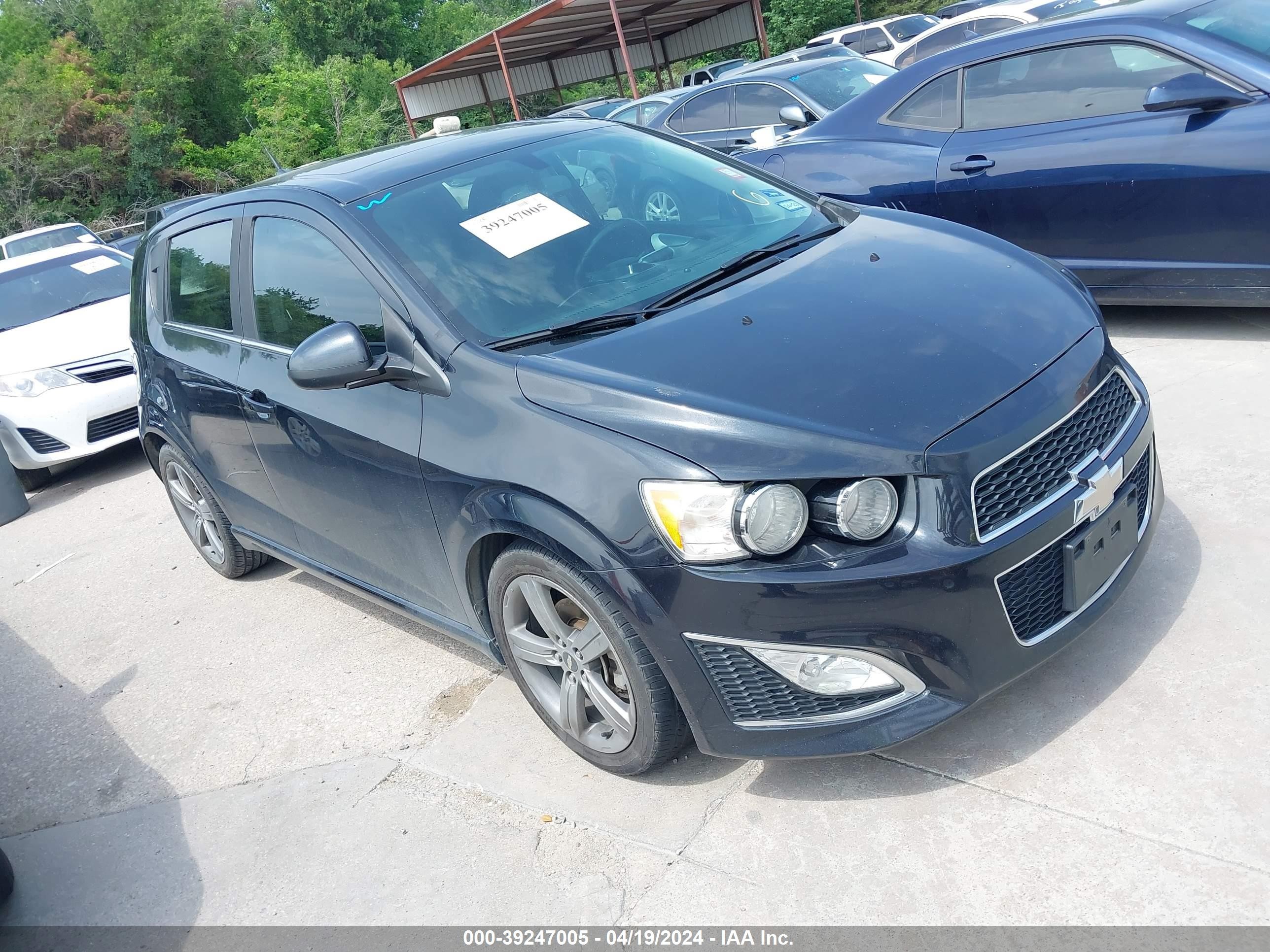 CHEVROLET SONIC 2014 1g1jg6sb3e4175465