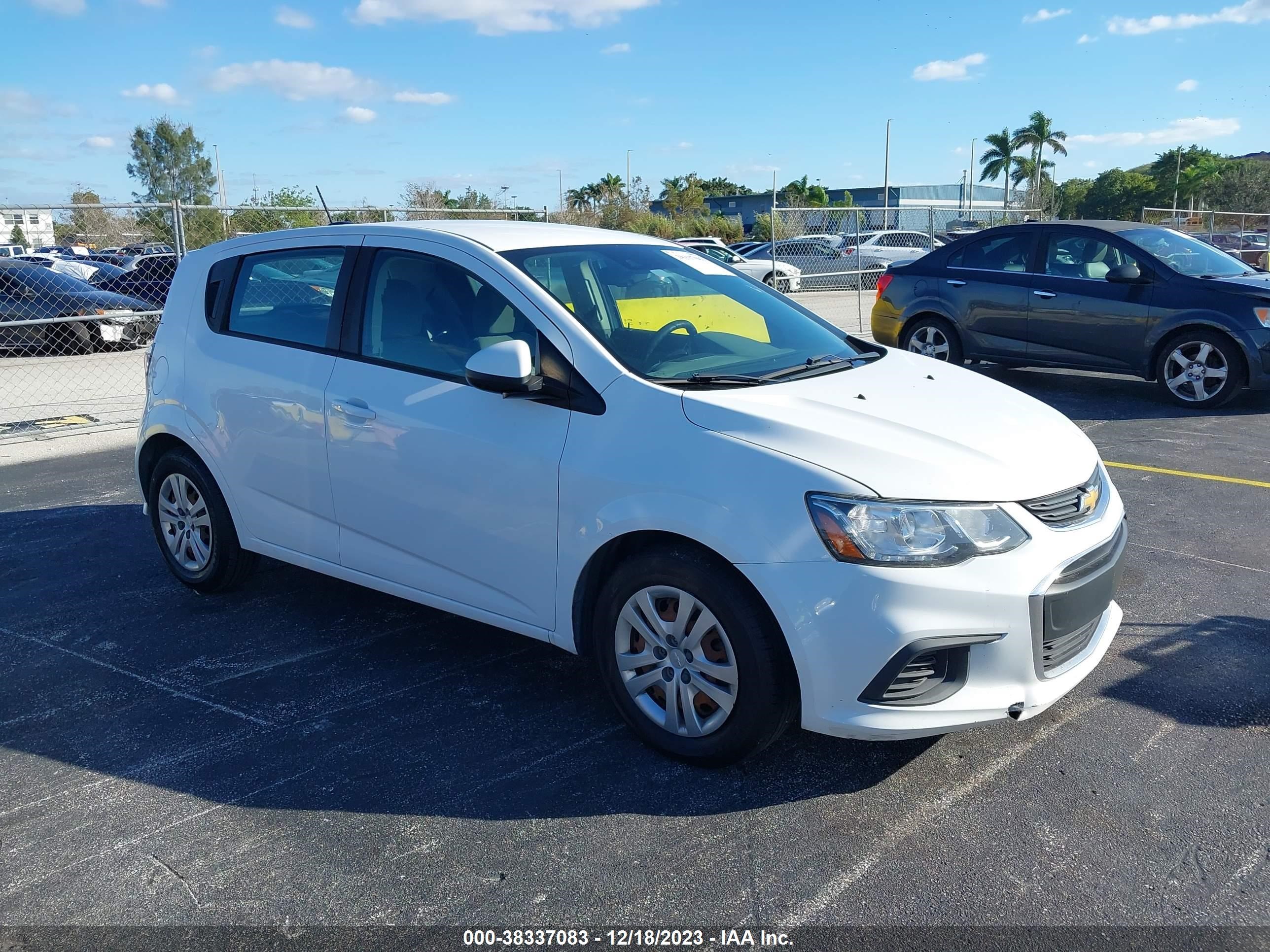 CHEVROLET SONIC 2019 1g1jg6sb3k4137939