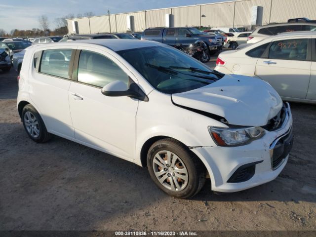 CHEVROLET SONIC 2017 1g1jg6sh6h4171628