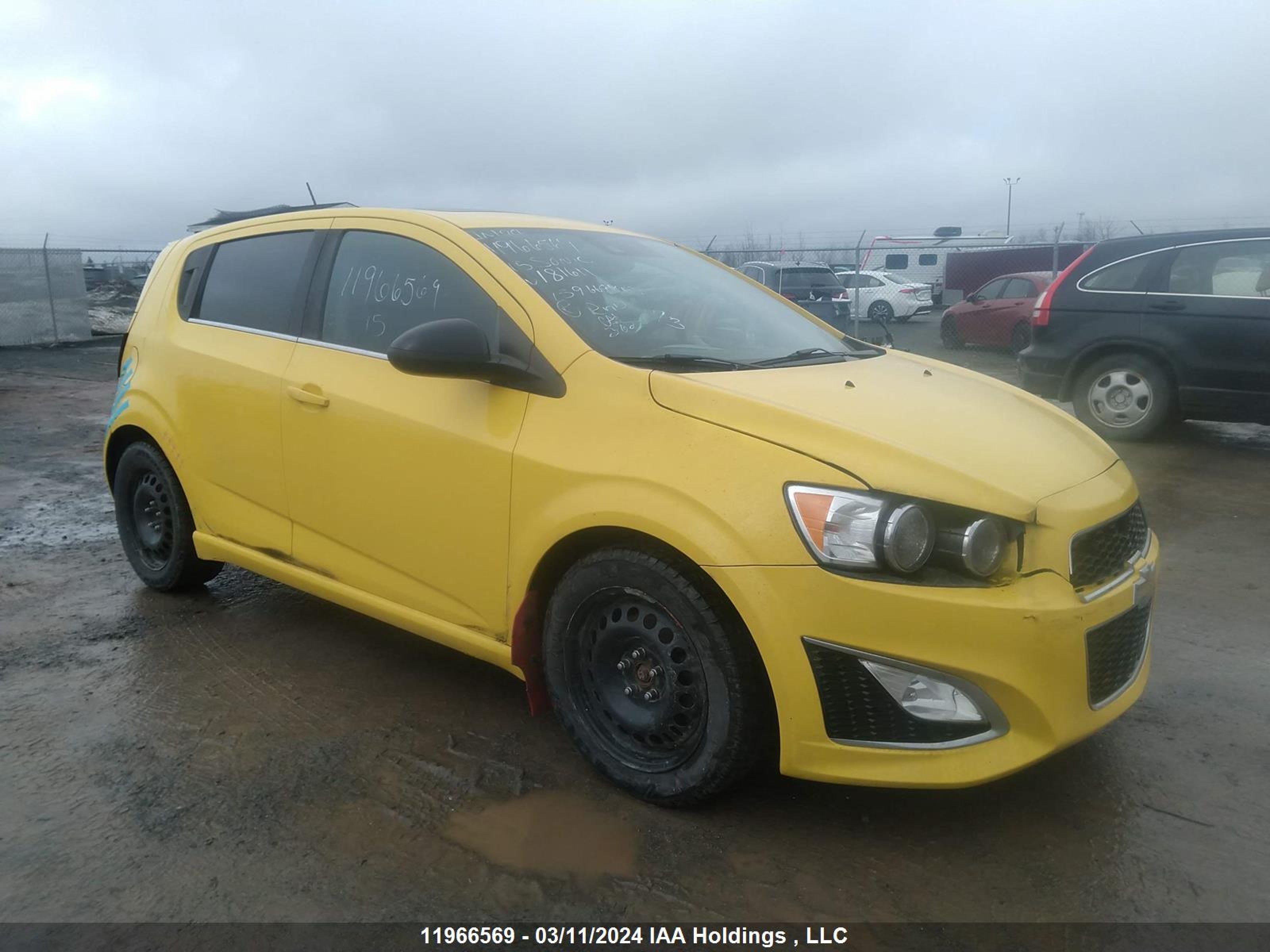 CHEVROLET SONIC 2015 1g1jh6sb9f4181611