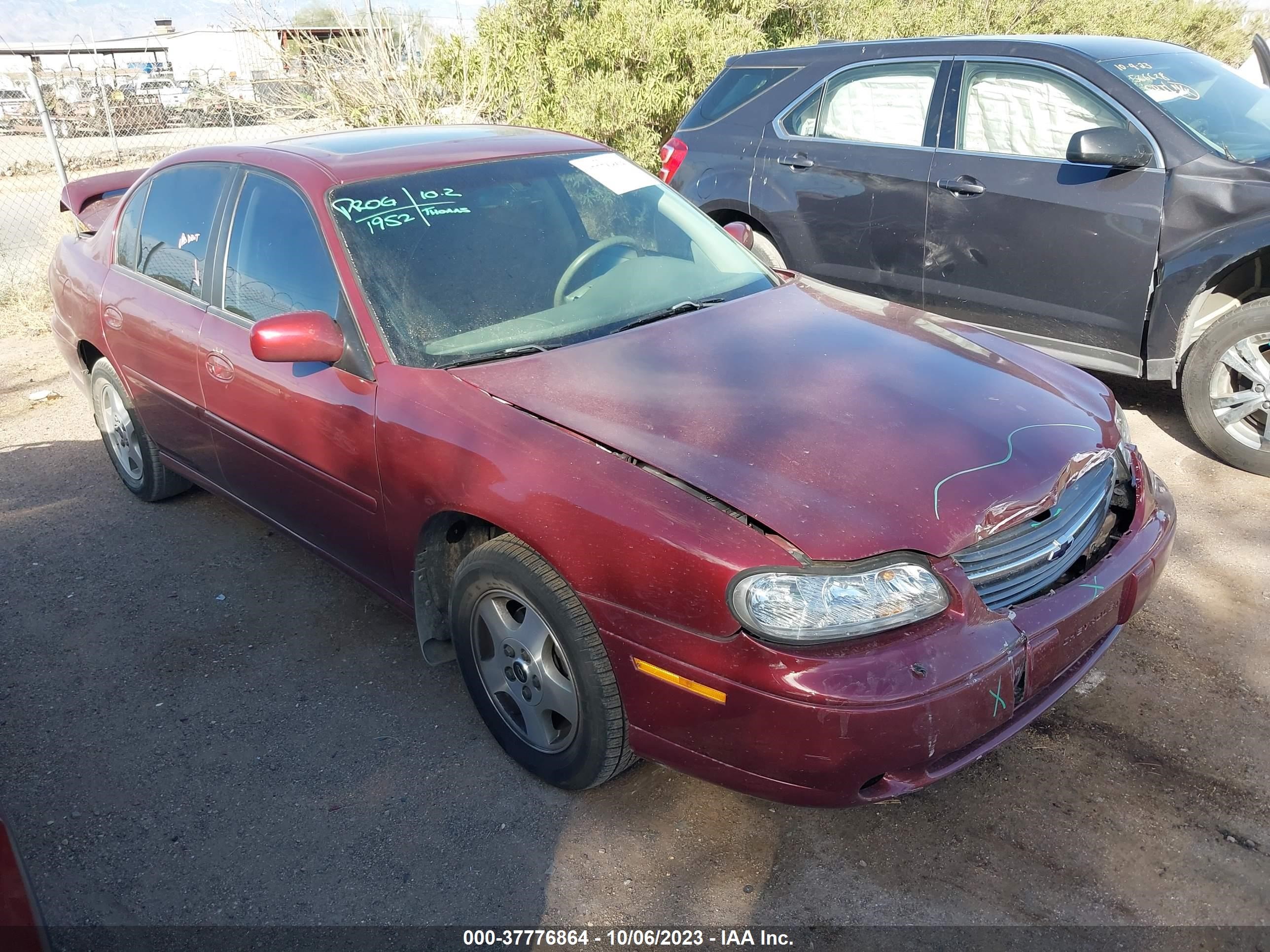 CHEVROLET MALIBU 2003 1g1ne52j63m524270