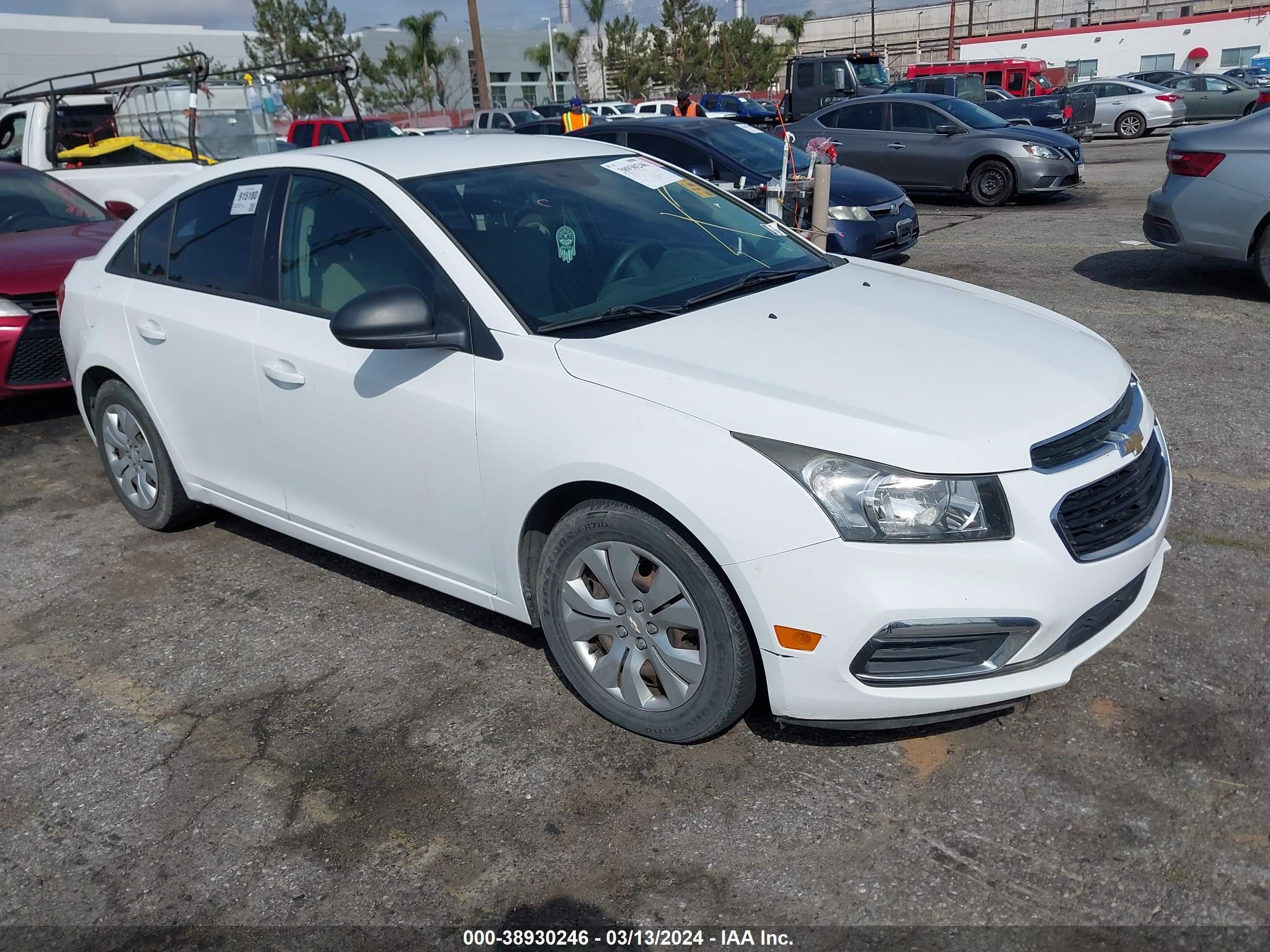 CHEVROLET CRUZE 2015 1g1pa5sg7f7226189