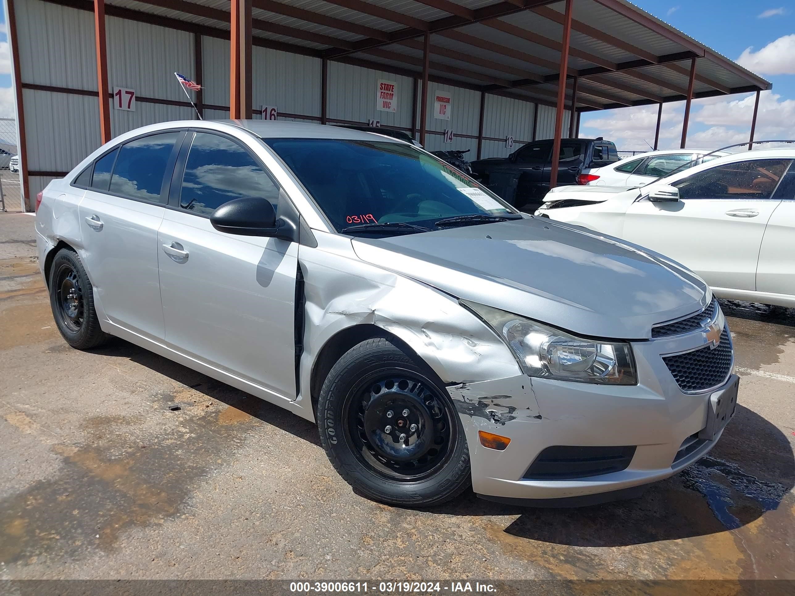 CHEVROLET CRUZE 2014 1g1pa5sh3e7454505