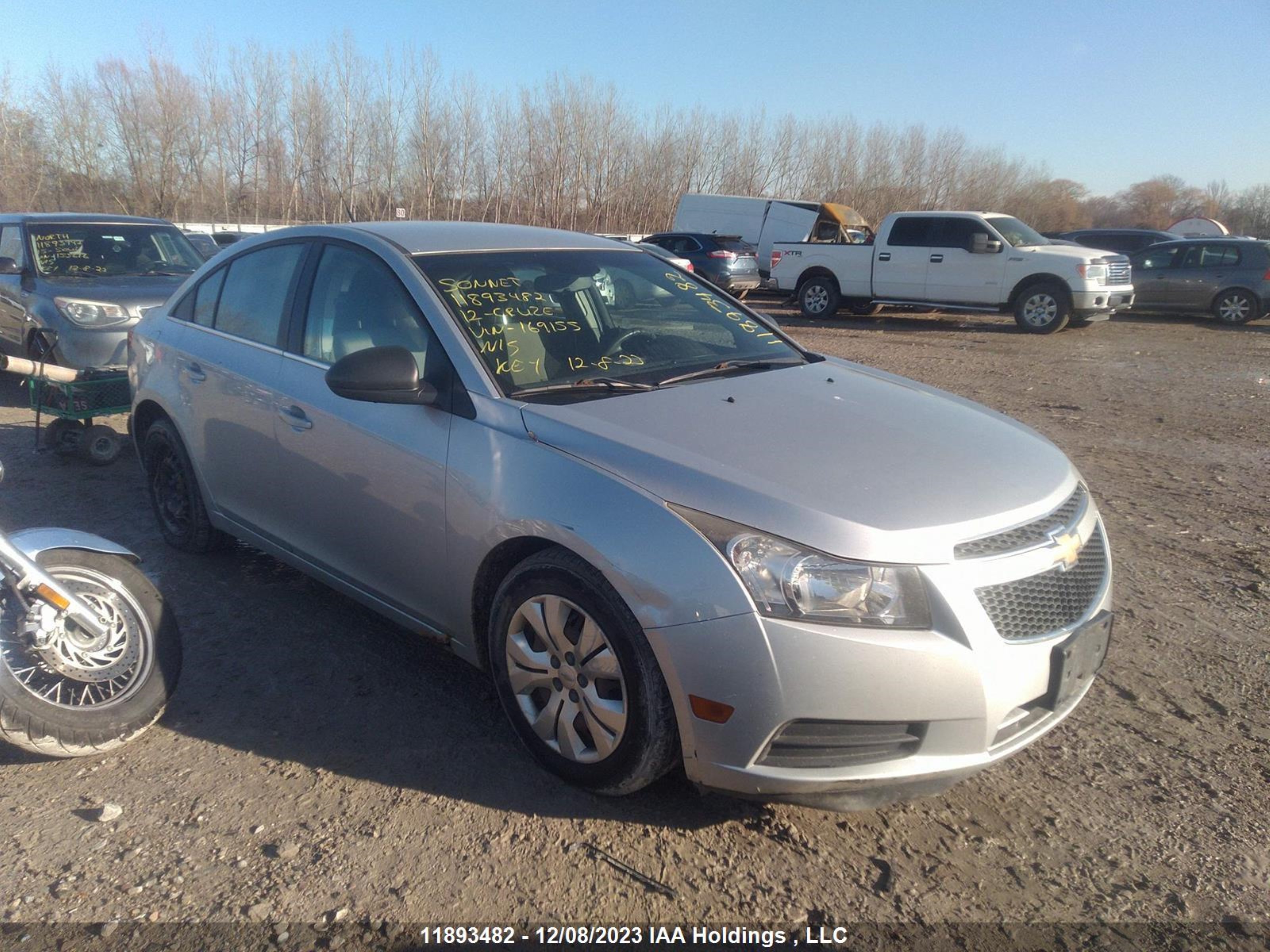 CHEVROLET CRUZE 2012 1g1pa5sh5c7169155