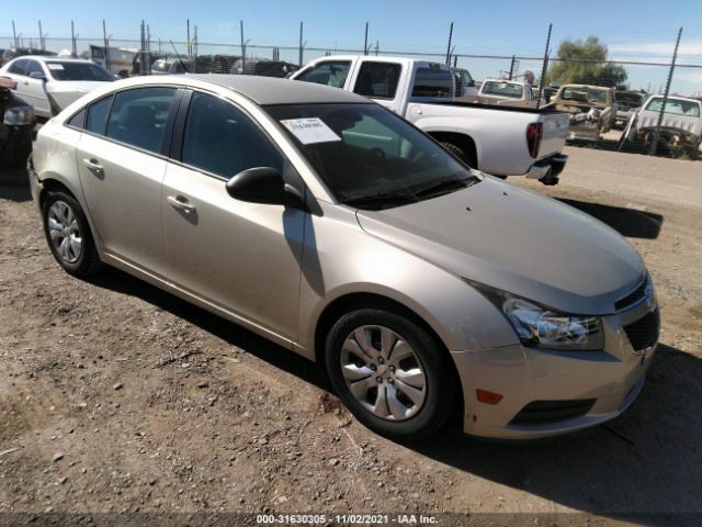 CHEVROLET CRUZE 2013 1g1pa5shxd7253392