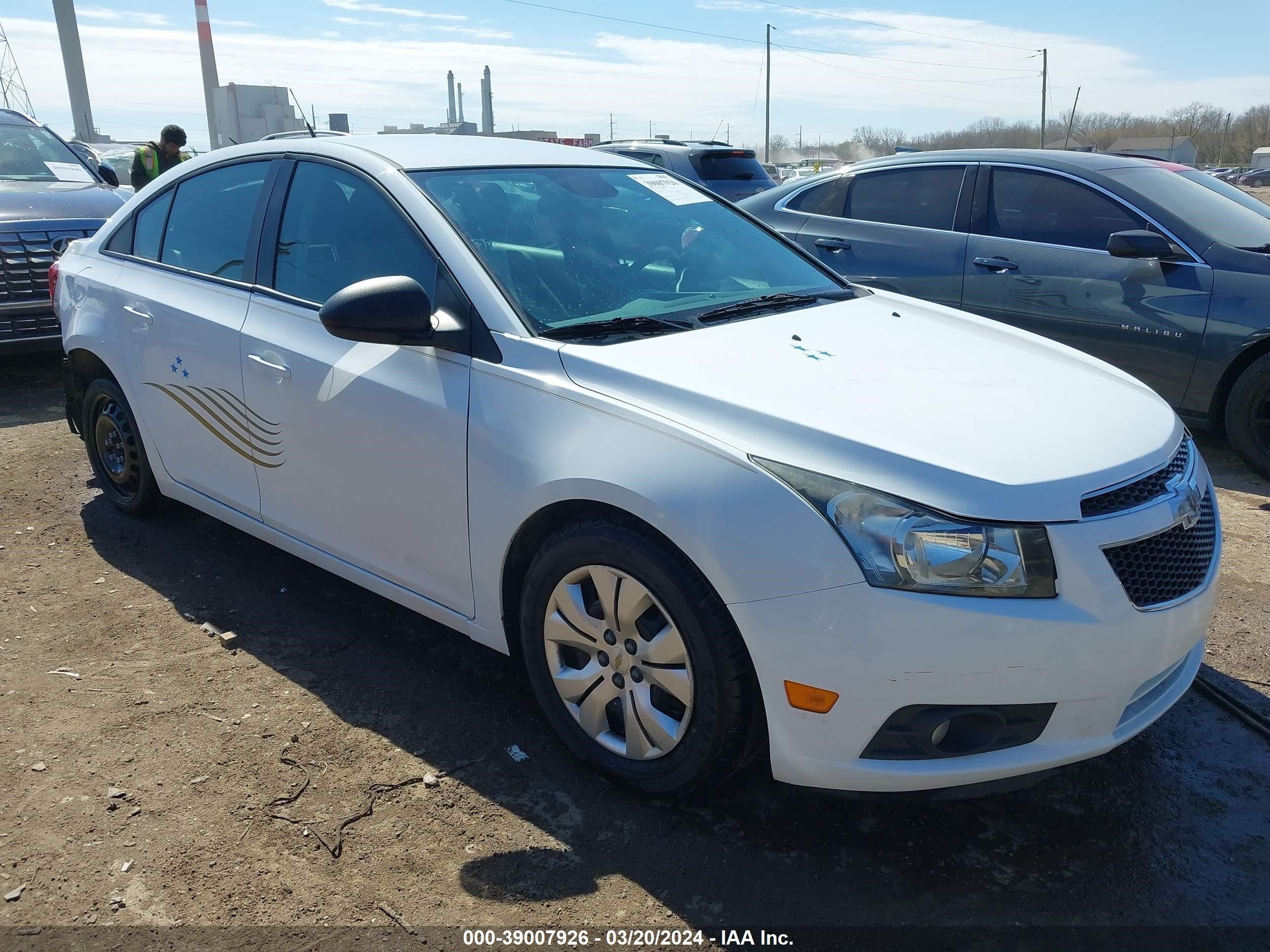 CHEVROLET CRUZE 2013 1g1pa5shxd7288465