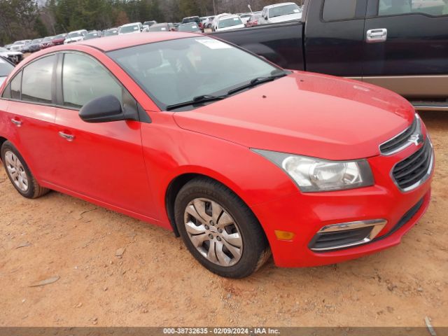 CHEVROLET CRUZE 2015 1g1pa5shxf7209427