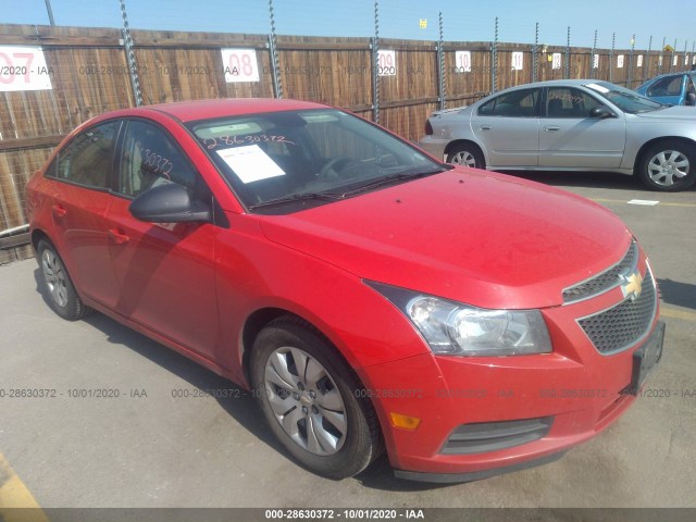 CHEVROLET CRUZE 2014 1g1pb5sh6e7124581