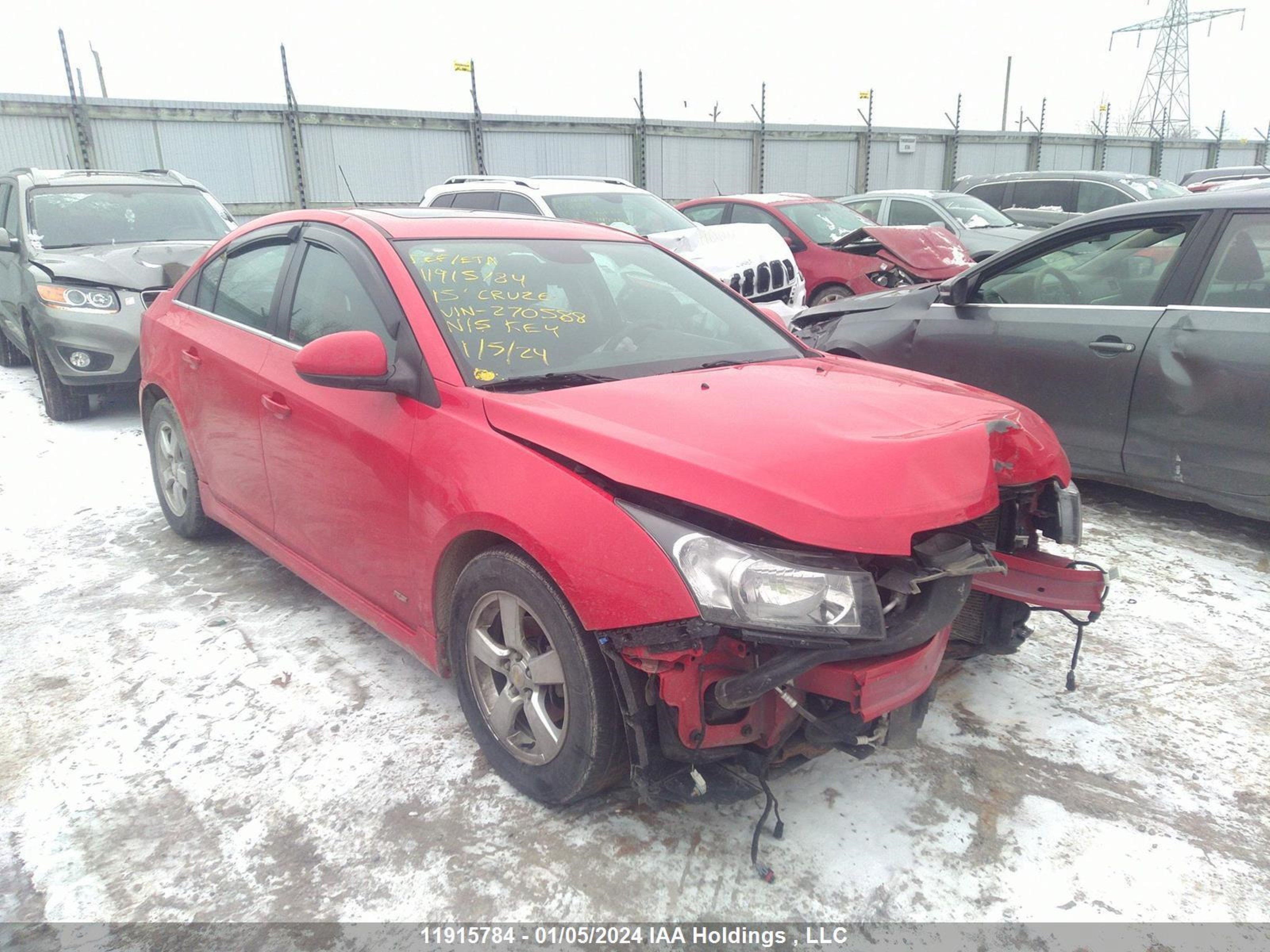 CHEVROLET CRUZE 2015 1g1pc5sb1f7270588