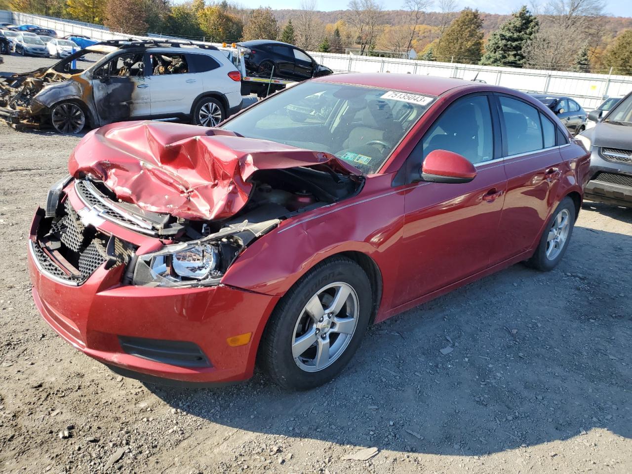 CHEVROLET CRUZE 2014 1g1pc5sb2e7429505