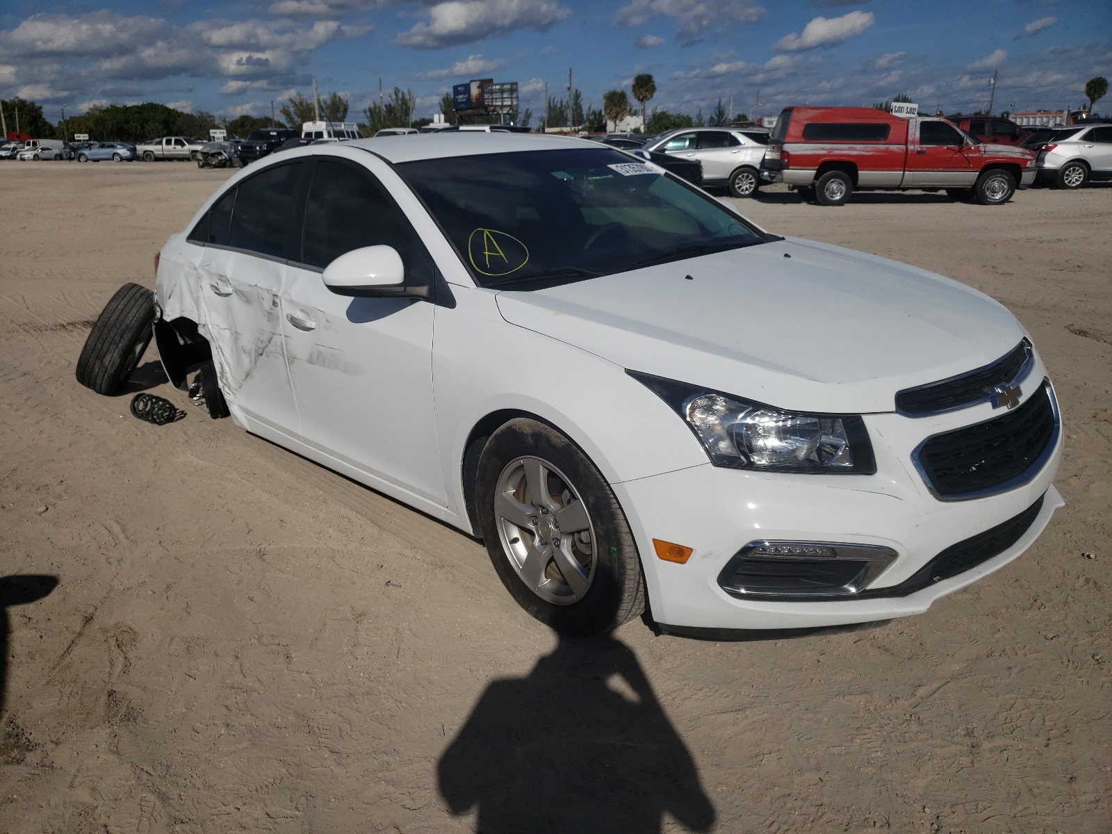 CHEVROLET CRUZE LT 2015 1g1pc5sb2f7221903