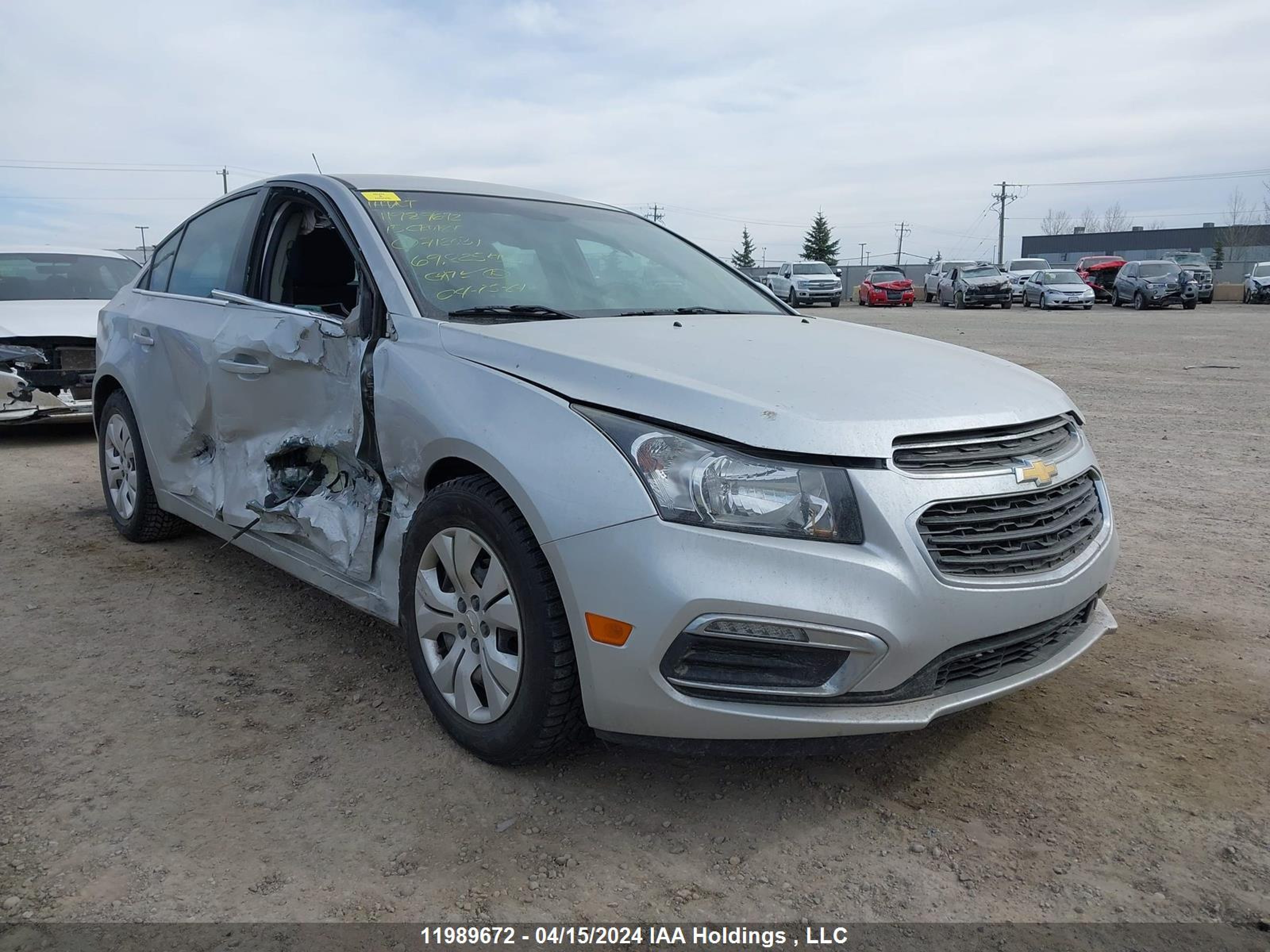 CHEVROLET CRUZE 2015 1g1pc5sb5f7127031