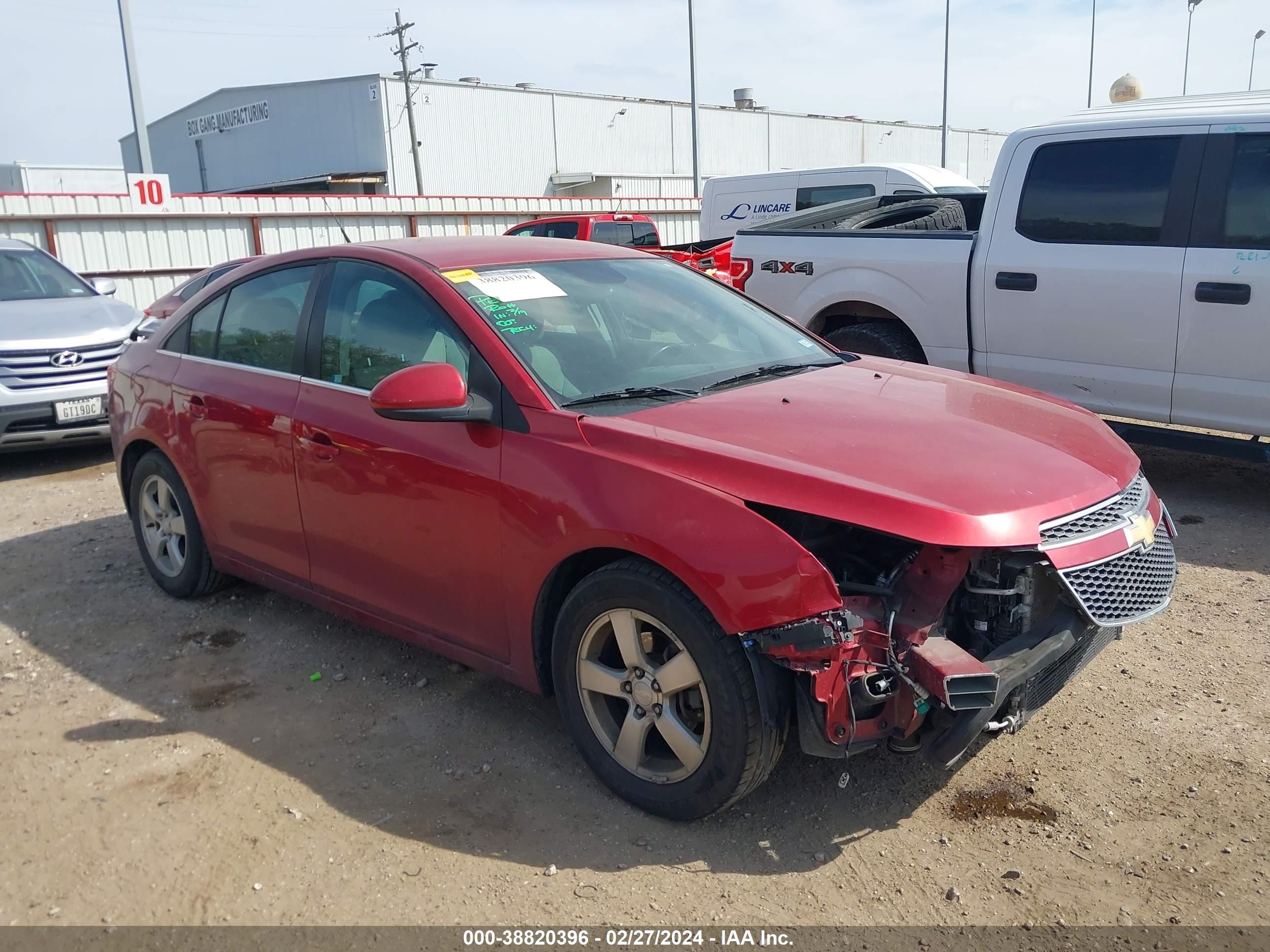 CHEVROLET CRUZE 2014 1g1pc5sb7e7192512