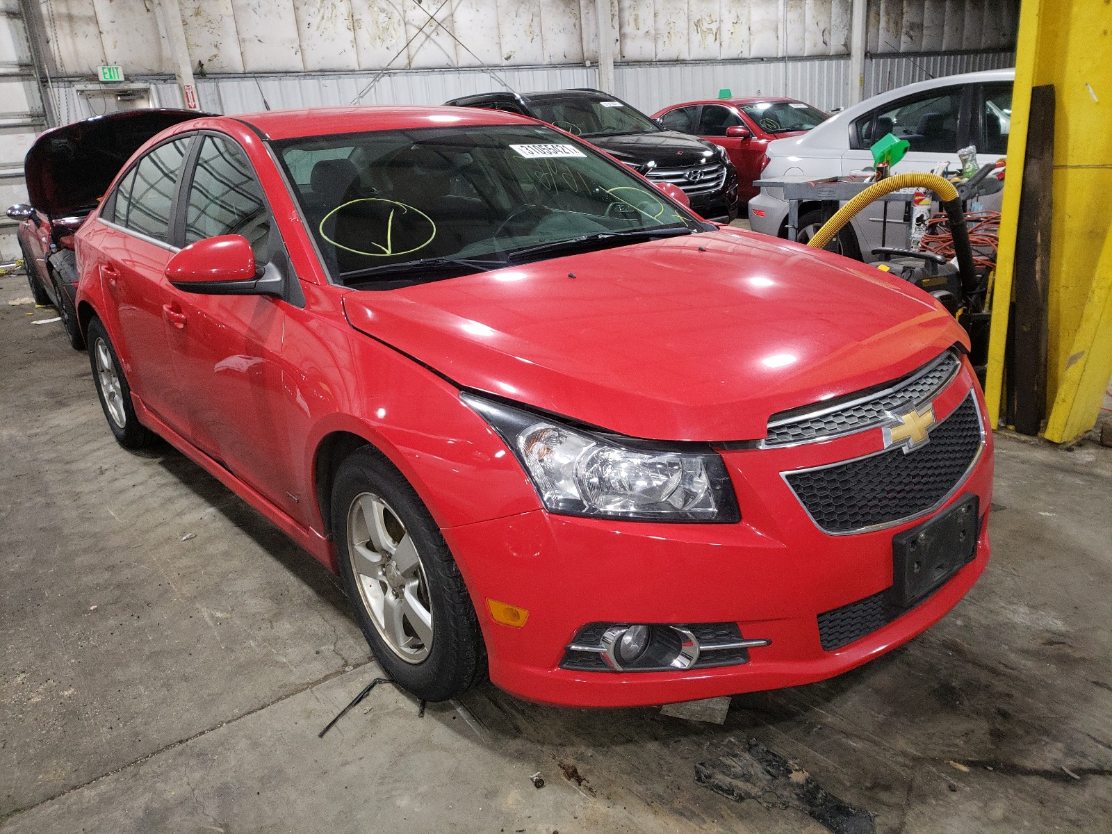 CHEVROLET CRUZE LT 2014 1g1pc5sb7e7243734