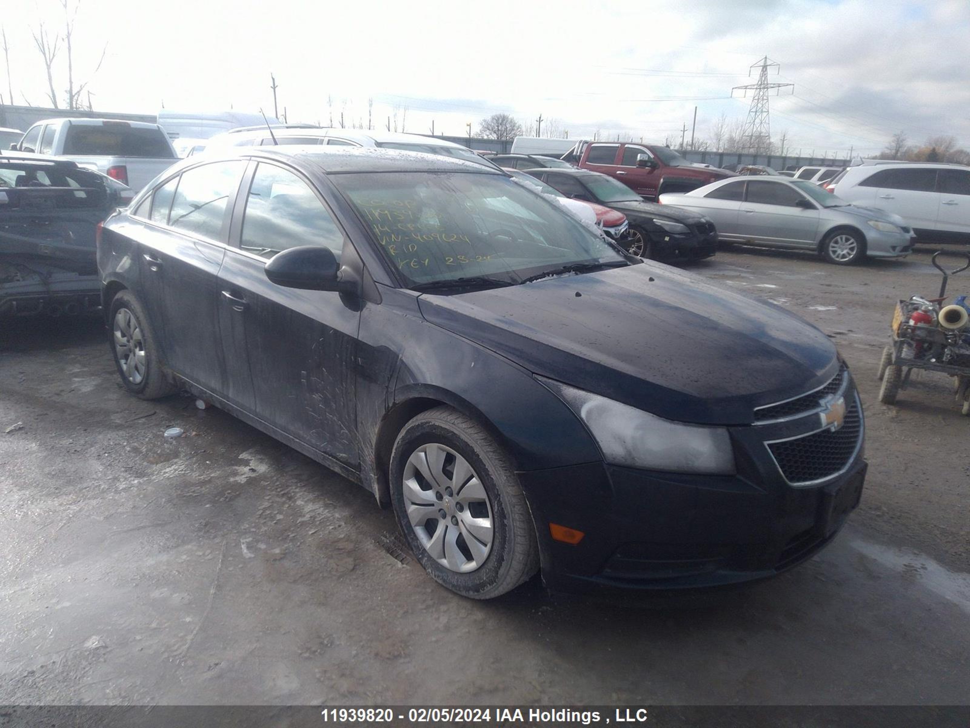 CHEVROLET CRUZE 2014 1g1pc5sb9e7409624