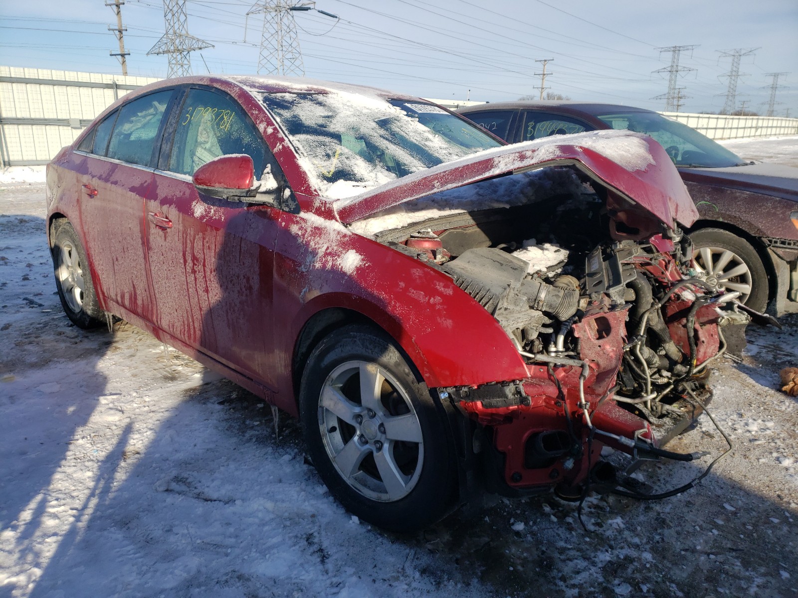 CHEVROLET CRUZE LT 2014 1g1pc5sbxe7314344