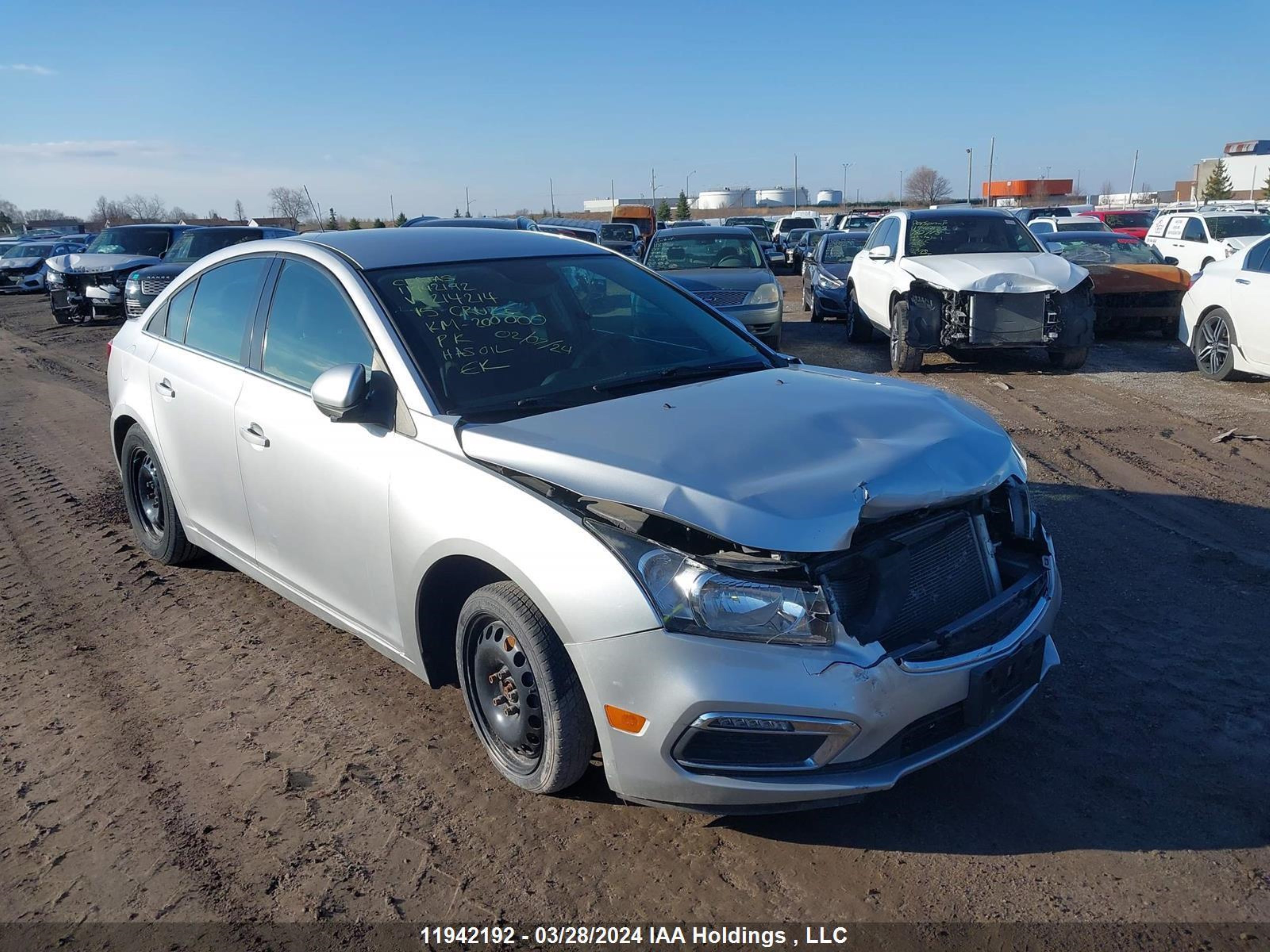 CHEVROLET CRUZE 2015 1g1pc5sbxf7214214