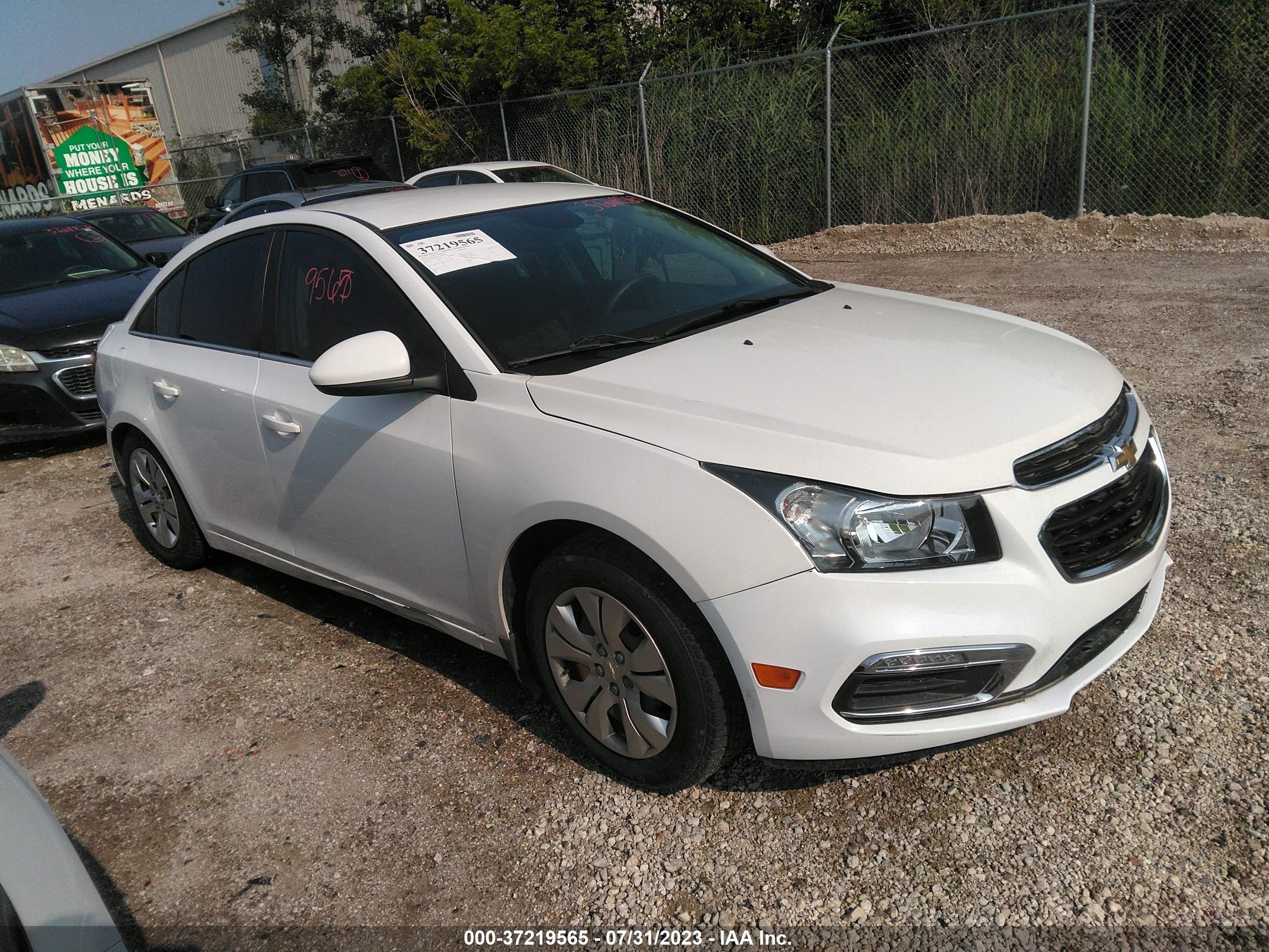 CHEVROLET CRUZE 2015 1g1pc5sbxf7248217