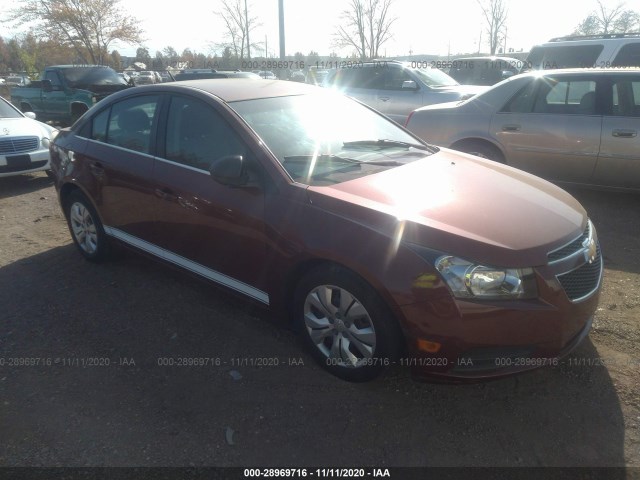 CHEVROLET CRUZE 2012 1g1pc5sh1c7222461