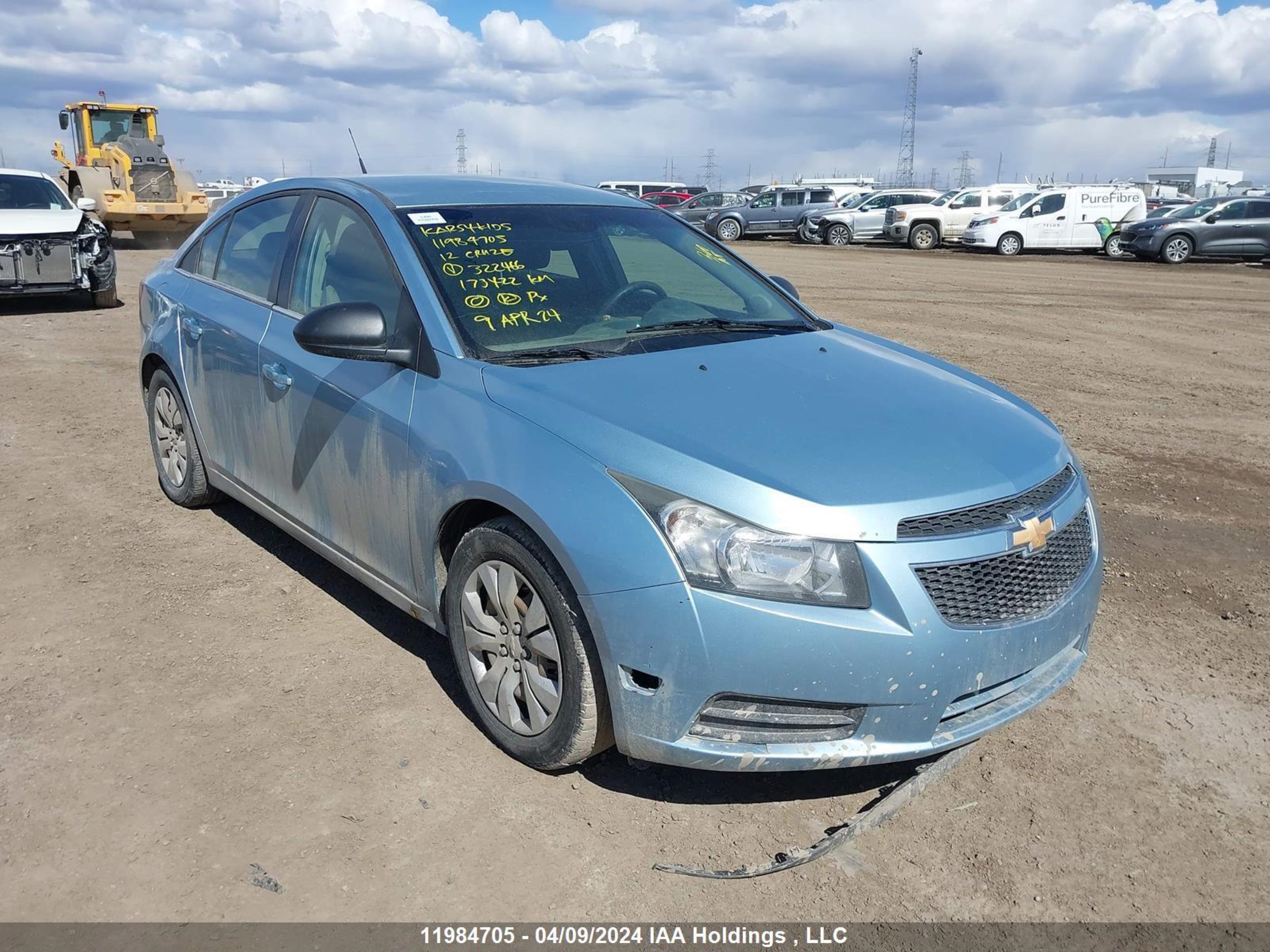 CHEVROLET CRUZE 2012 1g1pc5sh7c7322466