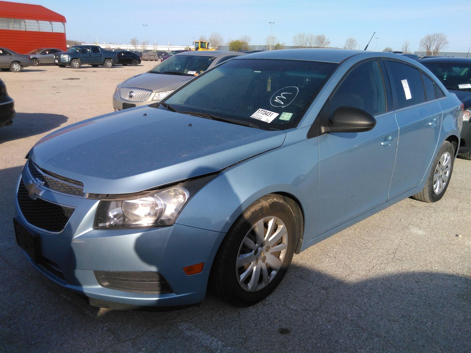 CHEVROLET CRUZE 2011 1g1pc5sh8b7153850