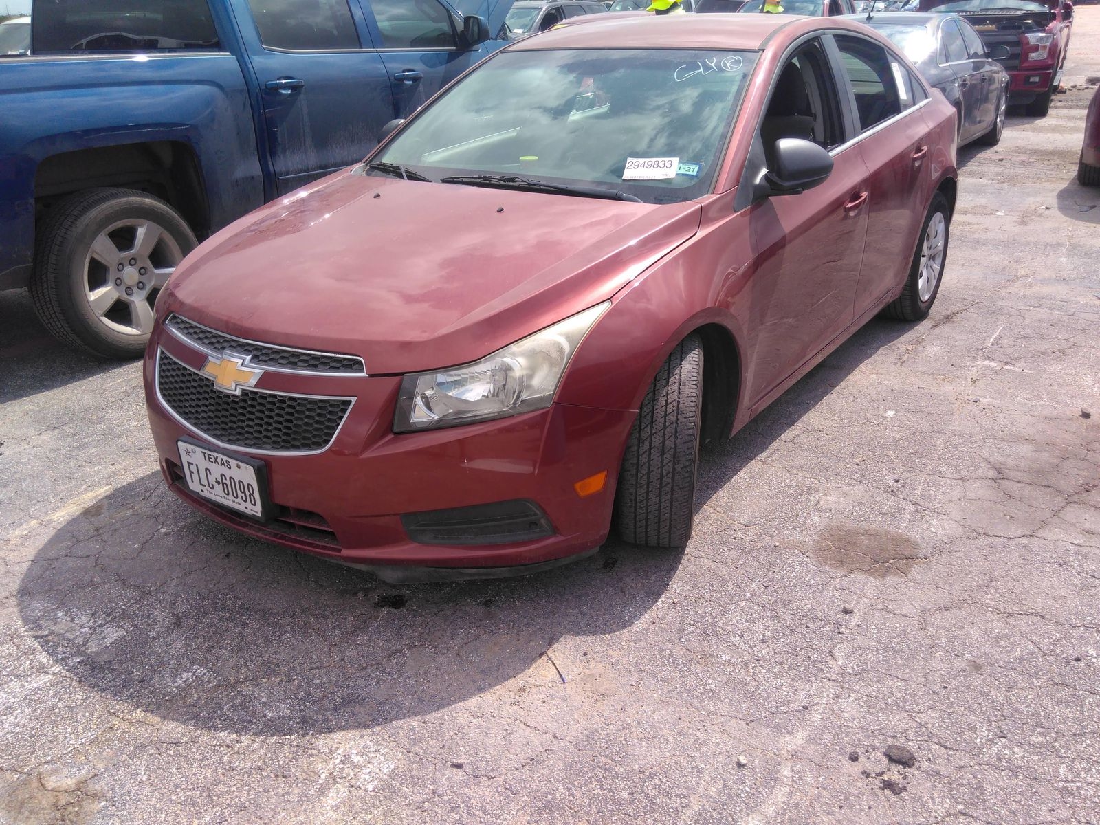 CHEVROLET CRUZE 2012 1g1pc5sh8c7323335