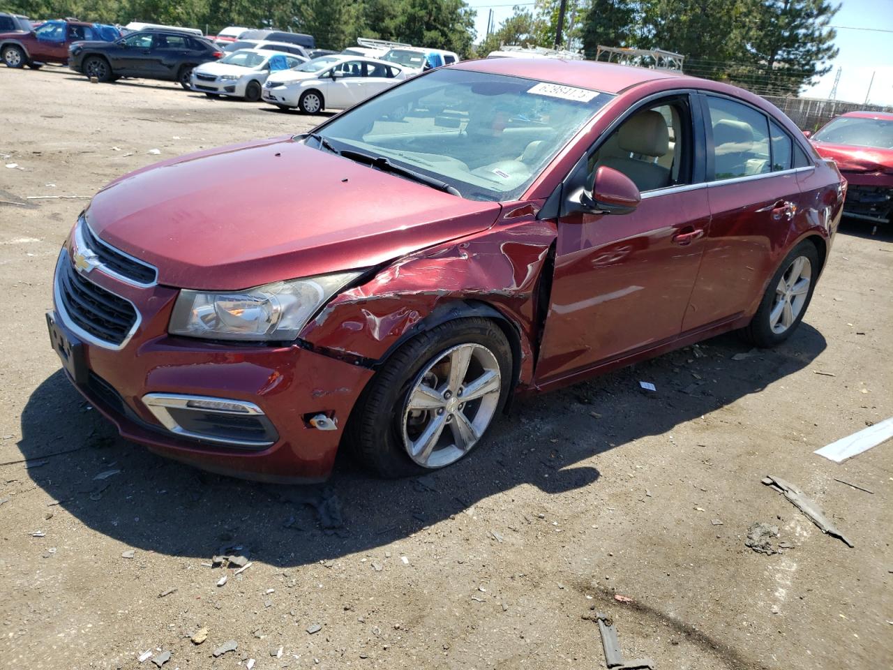 CHEVROLET CRUZE 2015 1g1pe5sb0f7170931