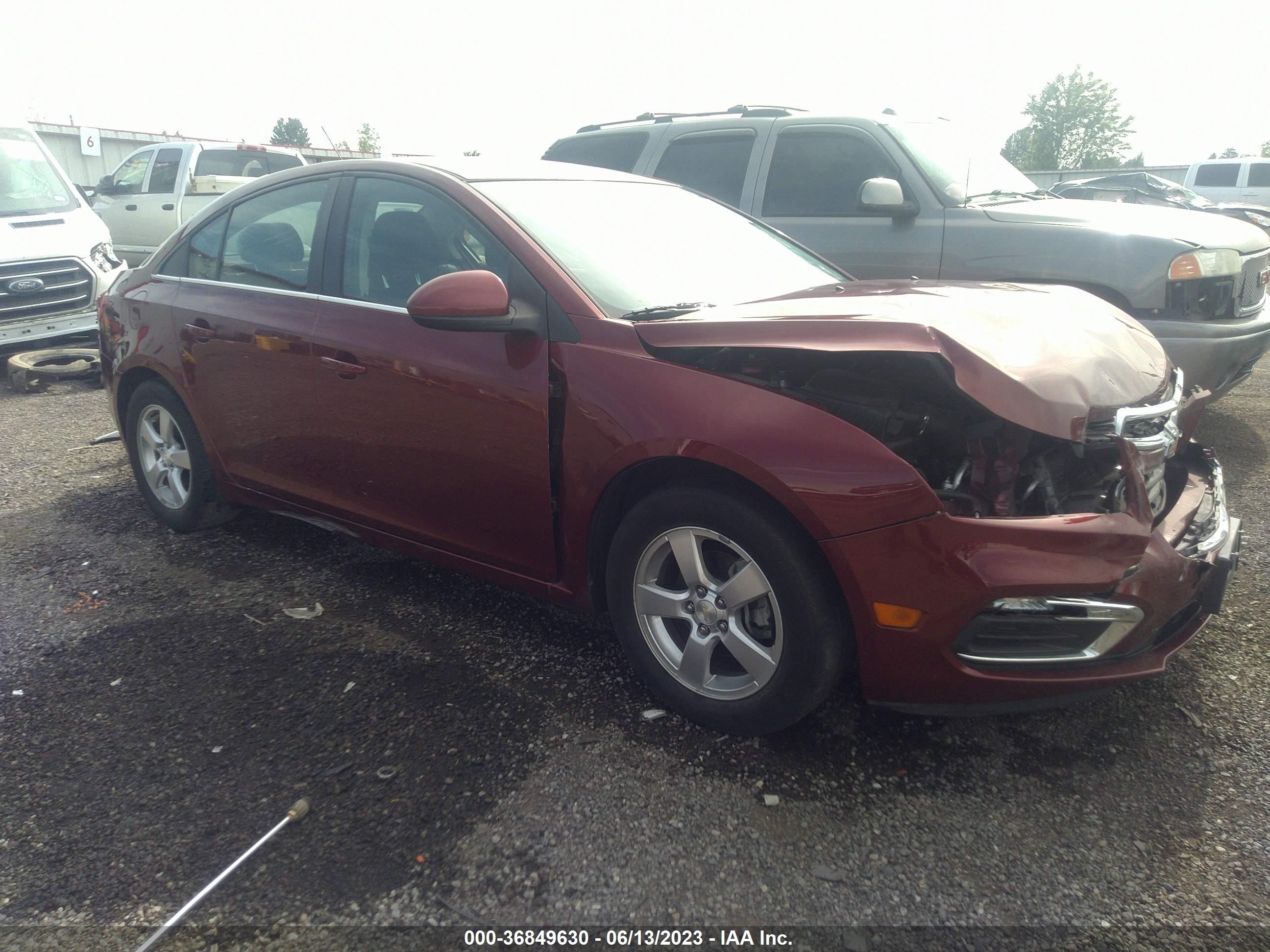 CHEVROLET CRUZE 2016 1g1pe5sb0g7197841