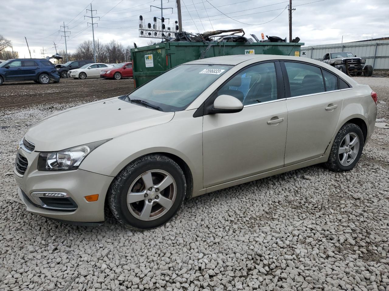 CHEVROLET CRUZE 2016 1g1pe5sb2g7203512