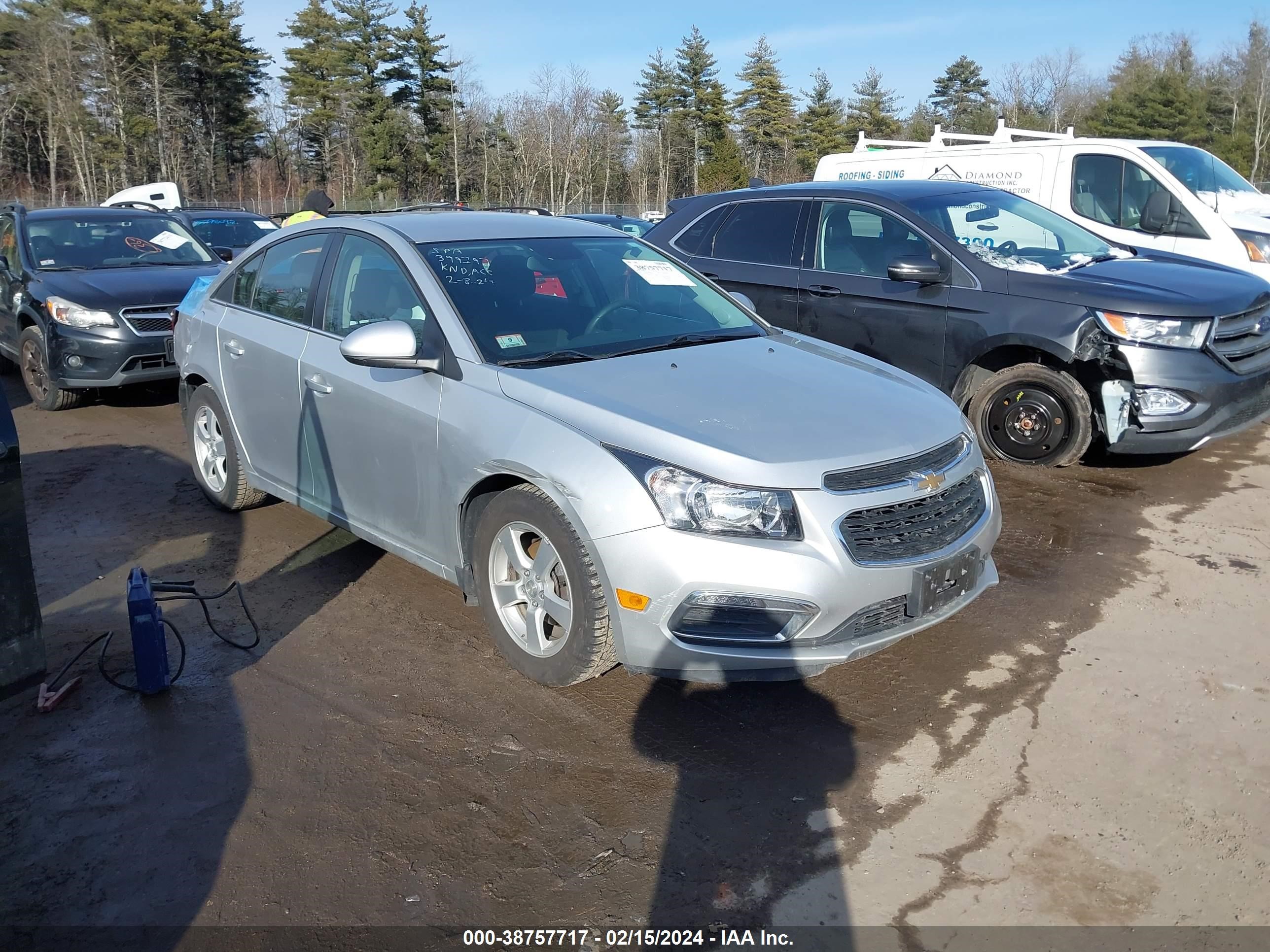 CHEVROLET CRUZE 2016 1g1pe5sb3g7160394