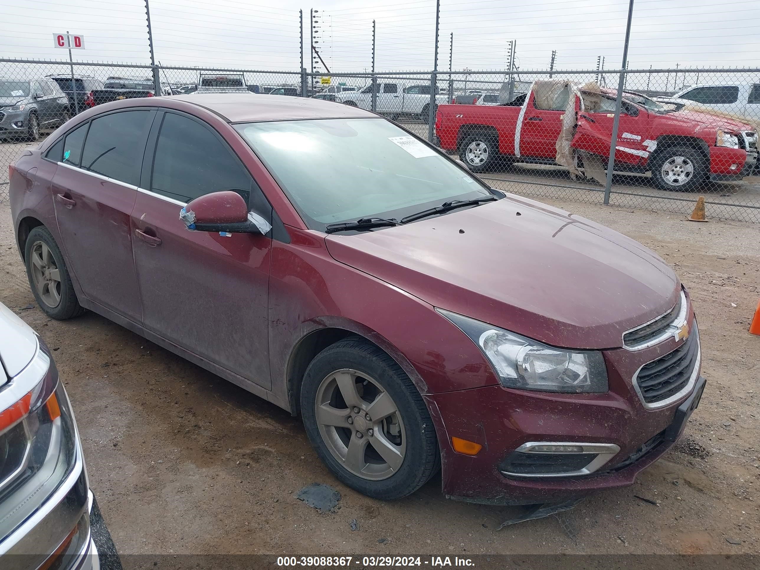 CHEVROLET CRUZE 2016 1g1pe5sb5g7195888