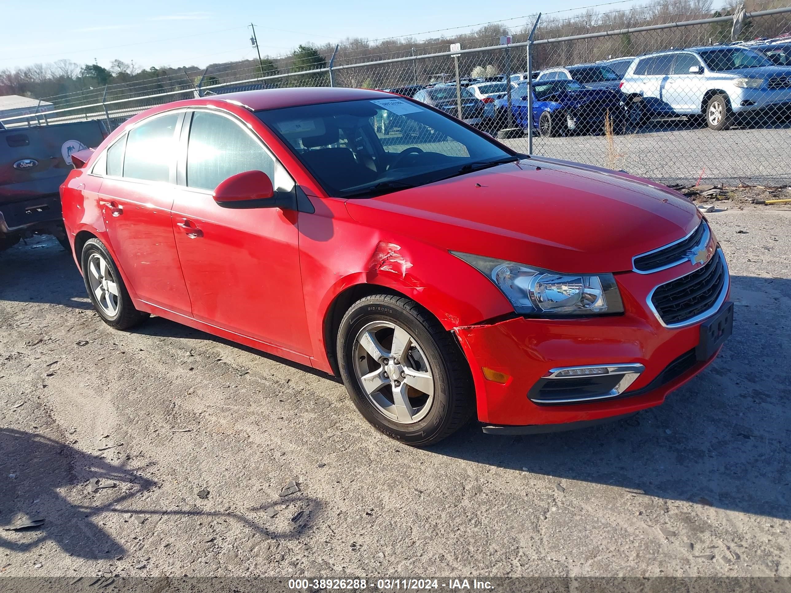 CHEVROLET CRUZE 2016 1g1pe5sb6g7120732