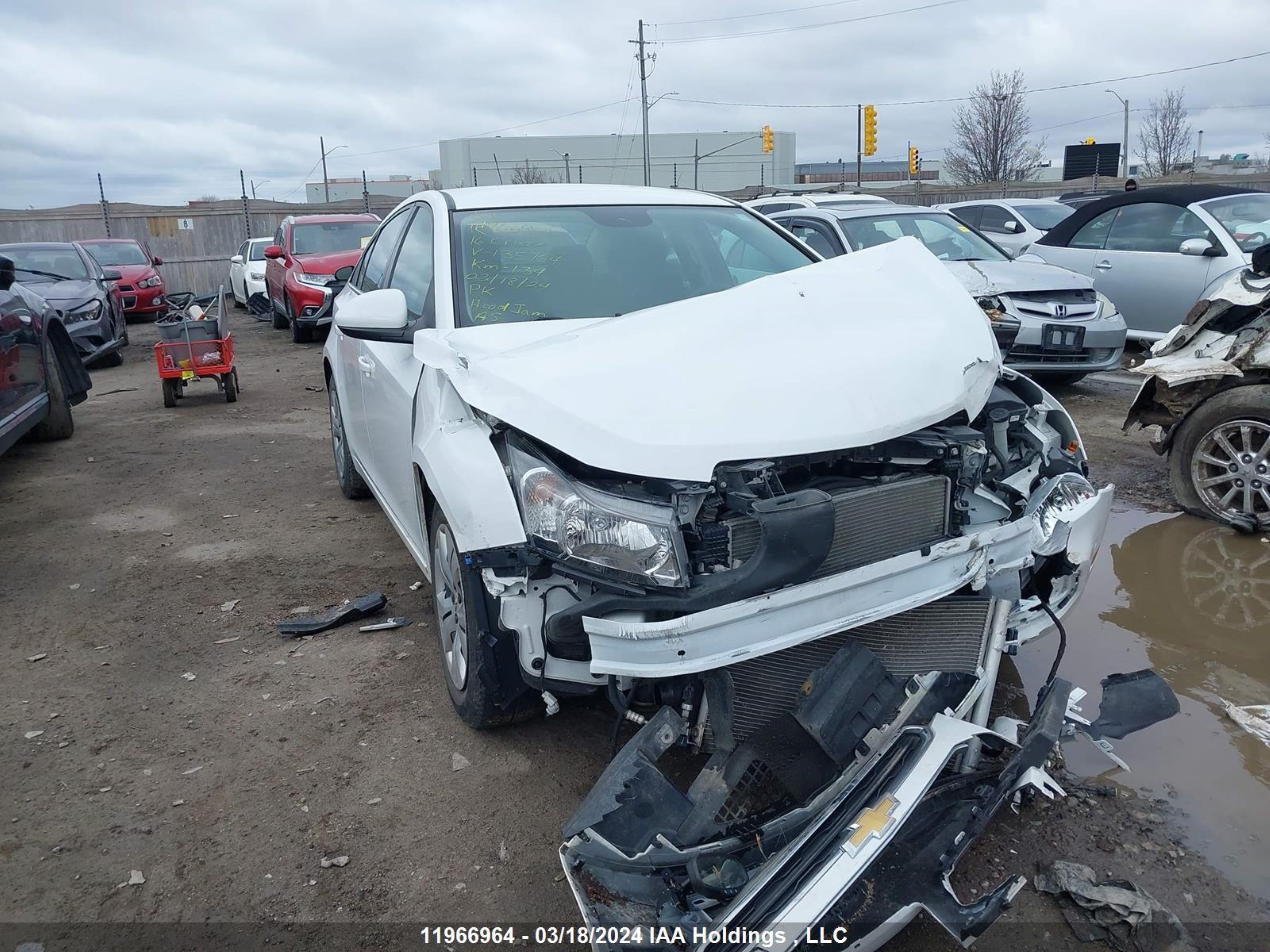 CHEVROLET CRUZE 2016 1g1pe5sb6g7135764