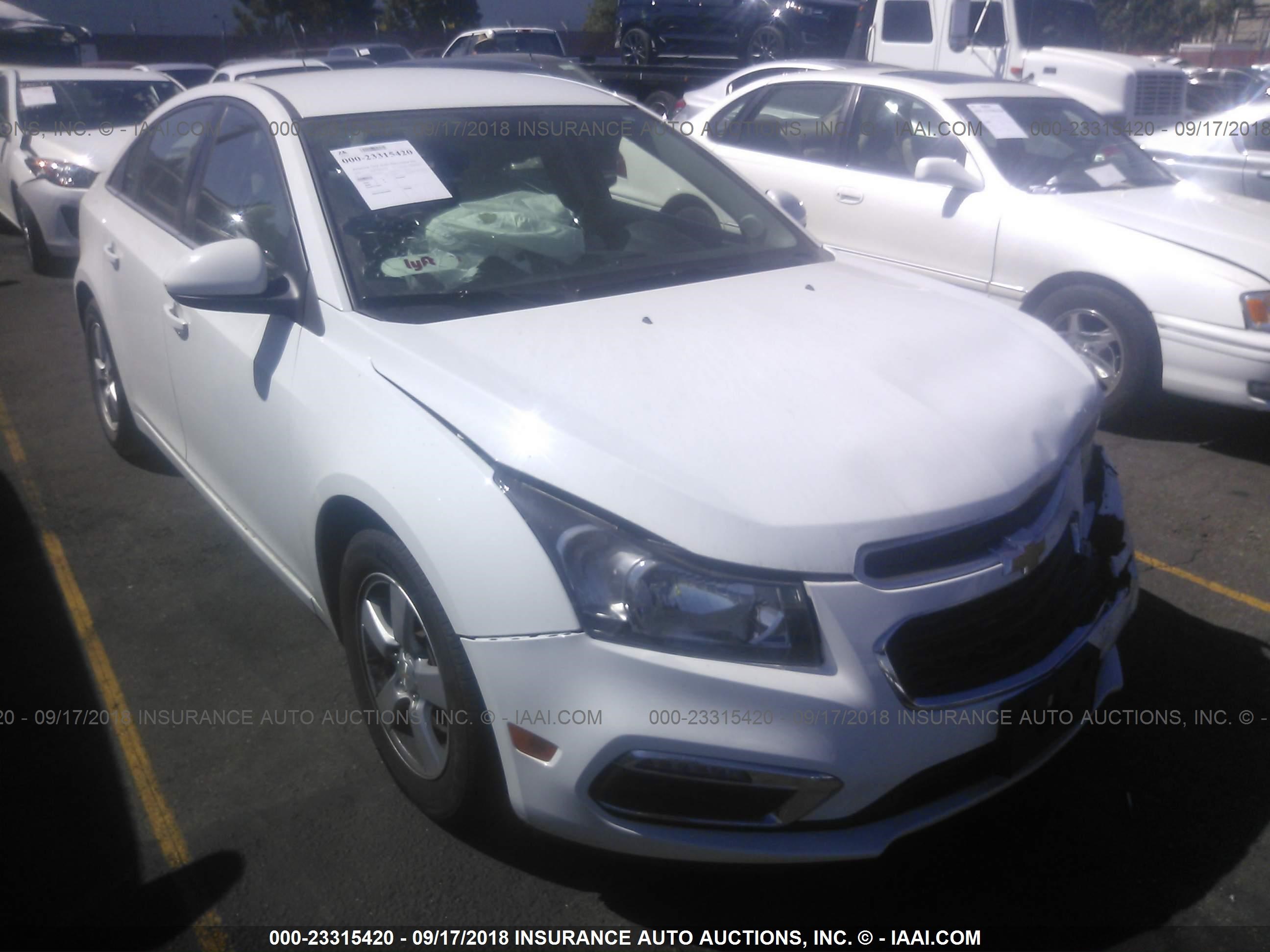 CHEVROLET CRUZE 2016 1g1pe5sb7g7157966