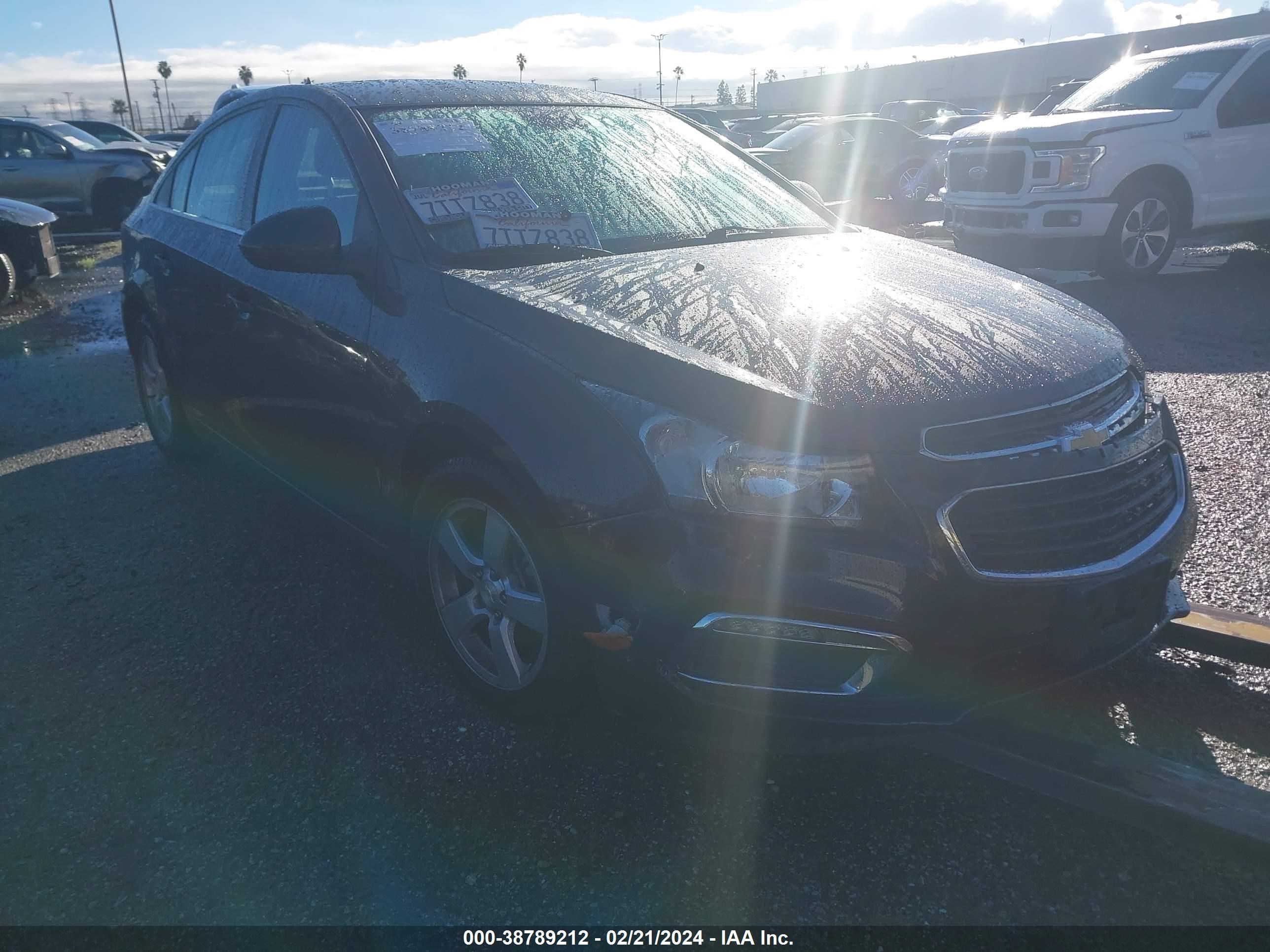 CHEVROLET CRUZE 2016 1g1pe5sbxg7123973