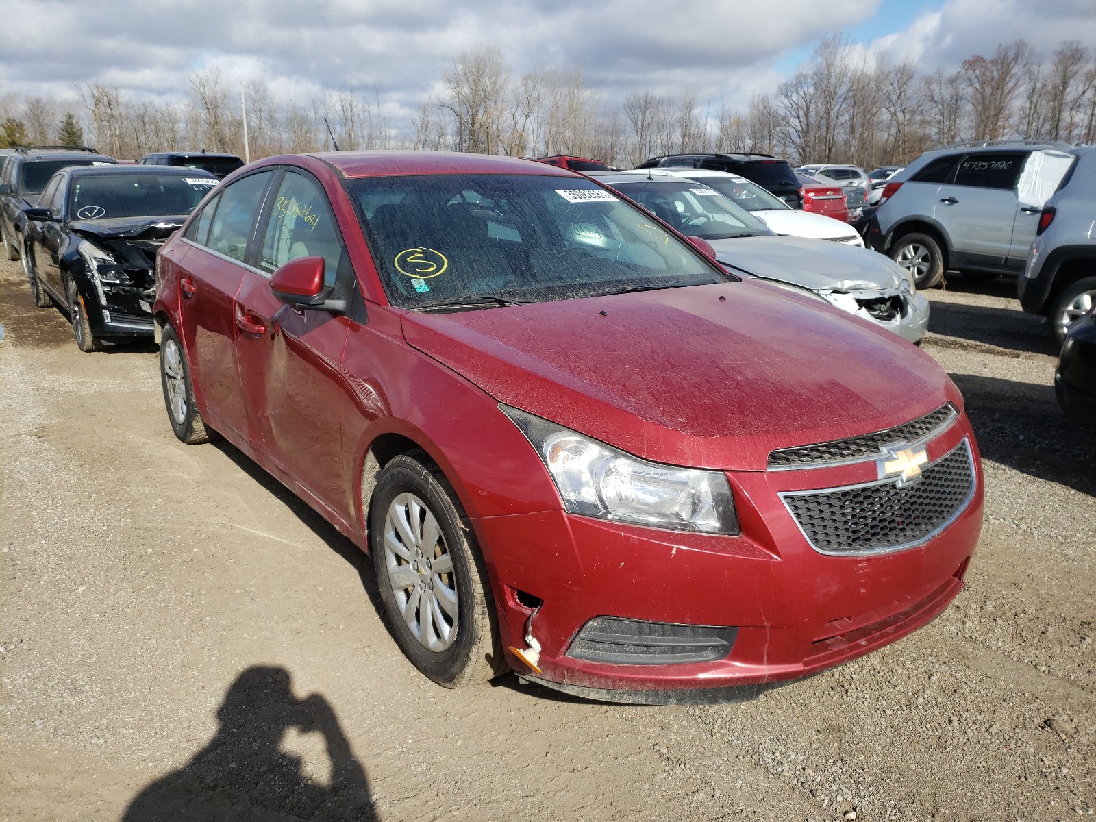 CHEVROLET CRUZE LT 2011 1g1pf5s91b7148568