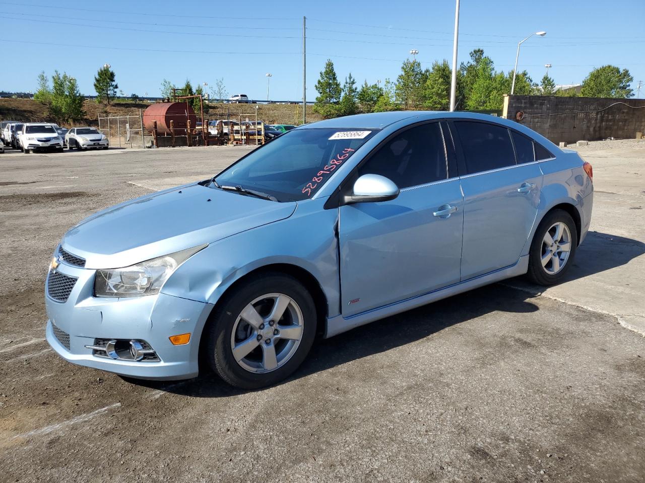 CHEVROLET CRUZE 2011 1g1pf5s96b7267295