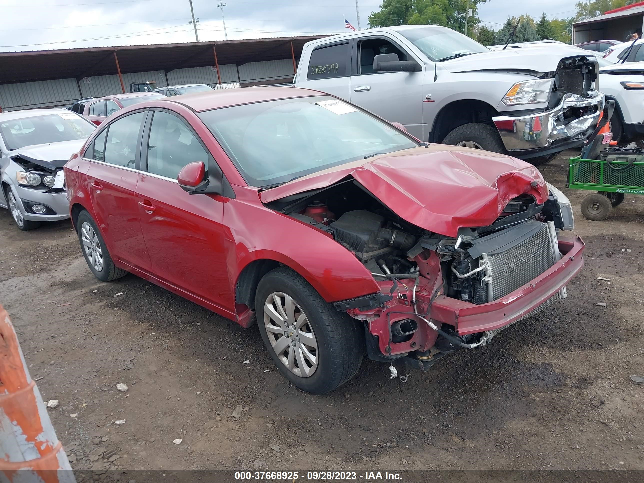 CHEVROLET CRUZE 2011 1g1pf5s98b7101764