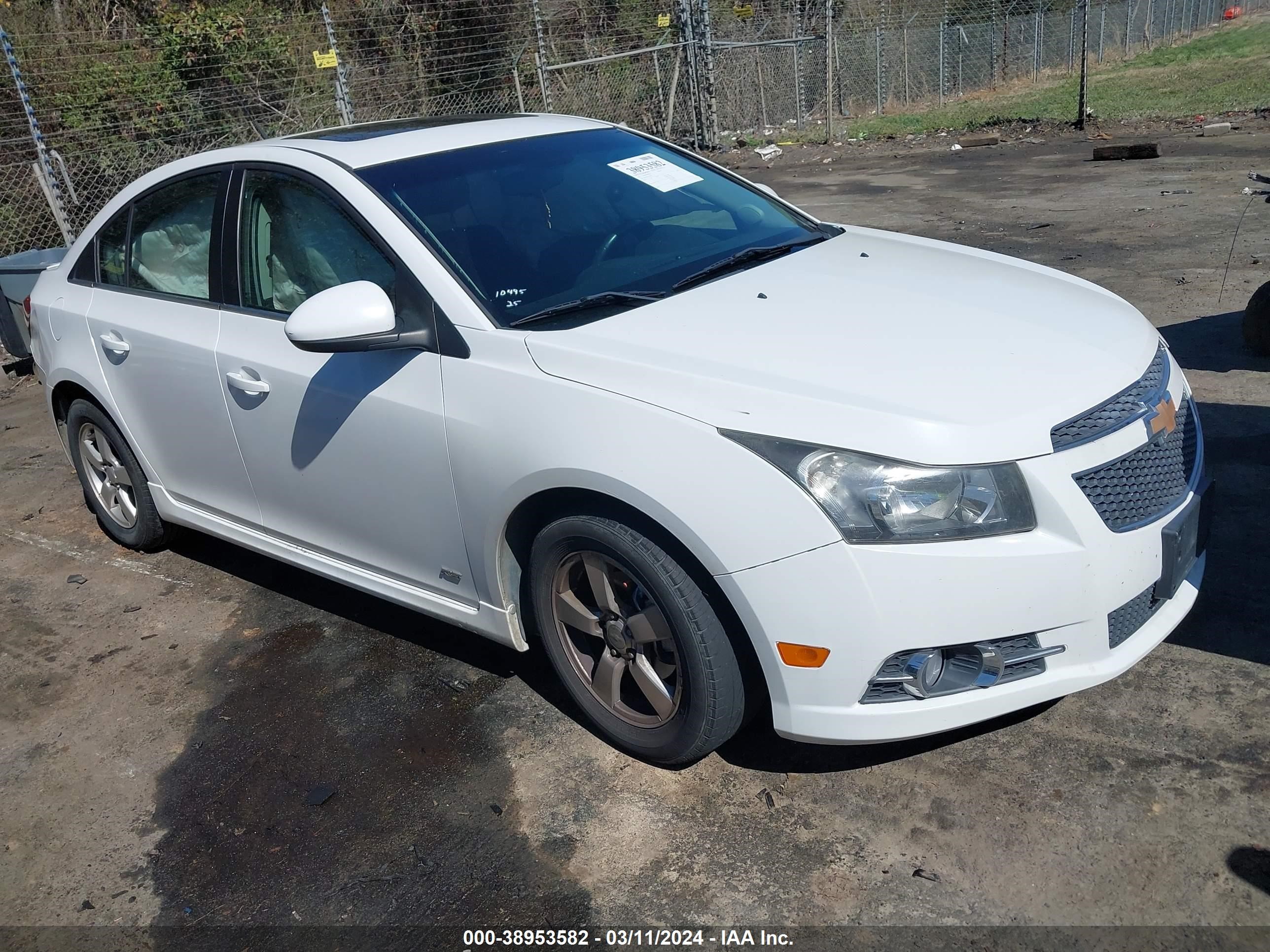 CHEVROLET CRUZE 2012 1g1pf5sc2c7268036