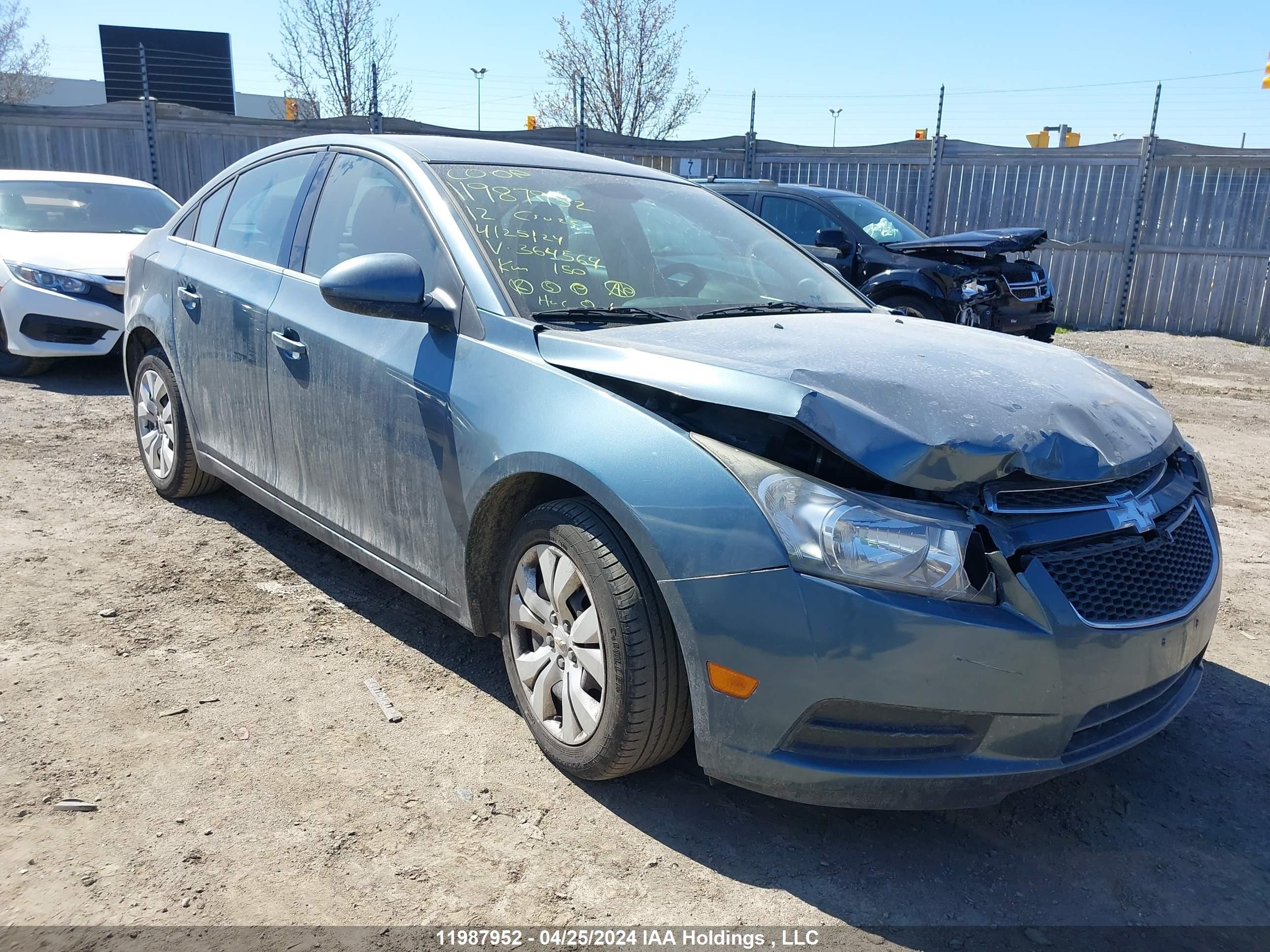 CHEVROLET CRUZE 2012 1g1pf5sc3c7364564