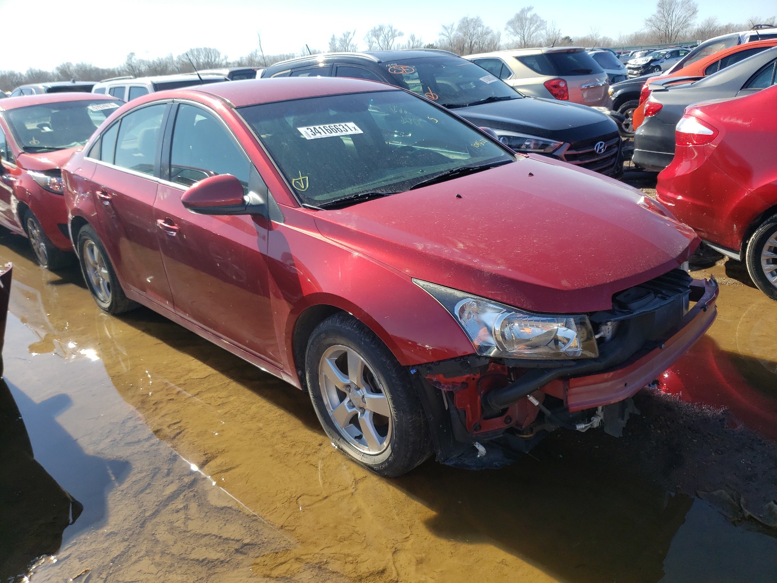 CHEVROLET CRUZE LT 2012 1g1pf5sc8c7104600