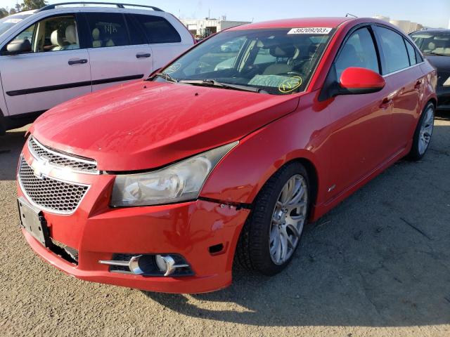 CHEVROLET CRUZE LT 2012 1g1pf5sc8c7140934