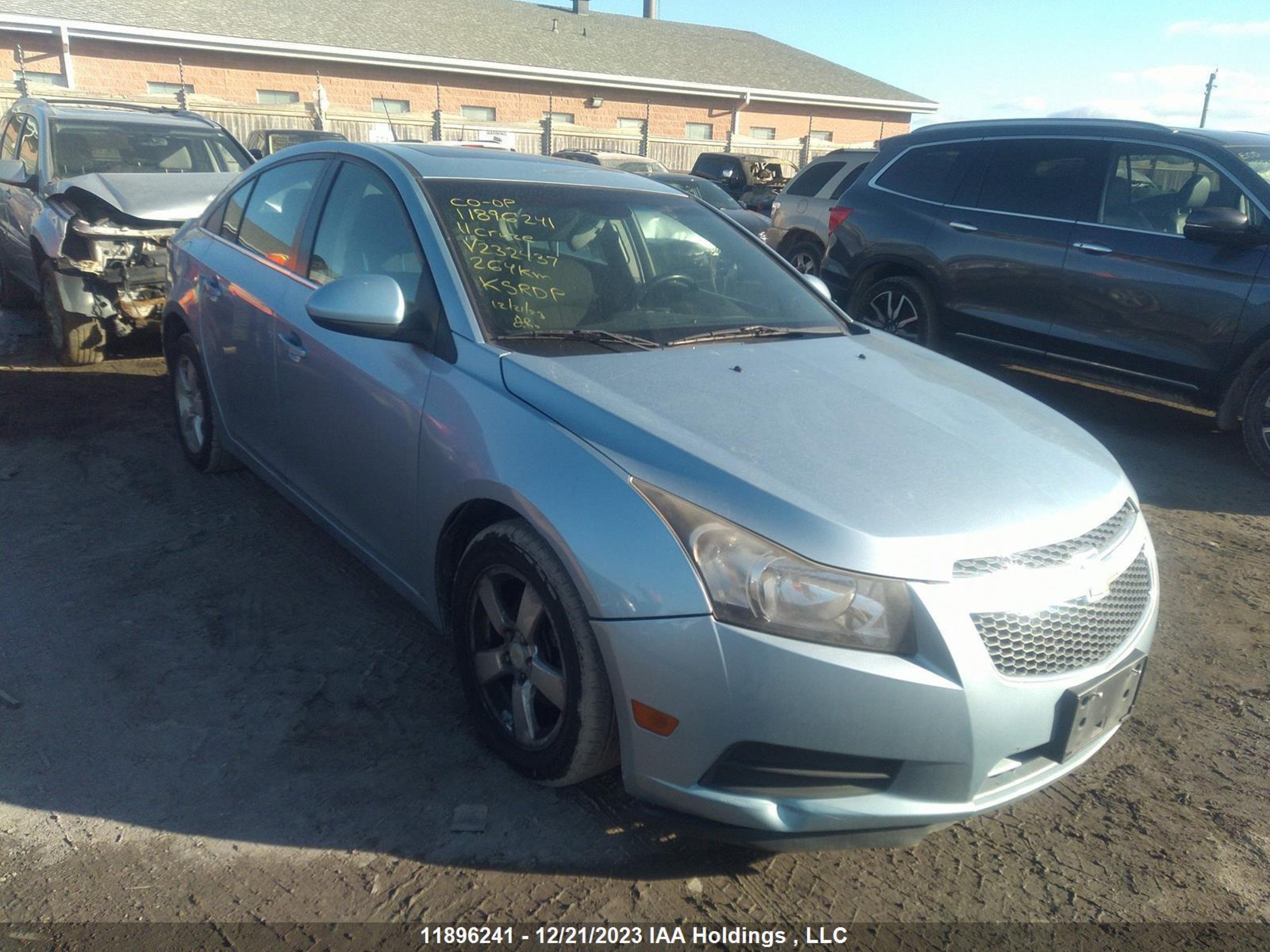 CHEVROLET CRUZE 2011 1g1pg5s95b7232437