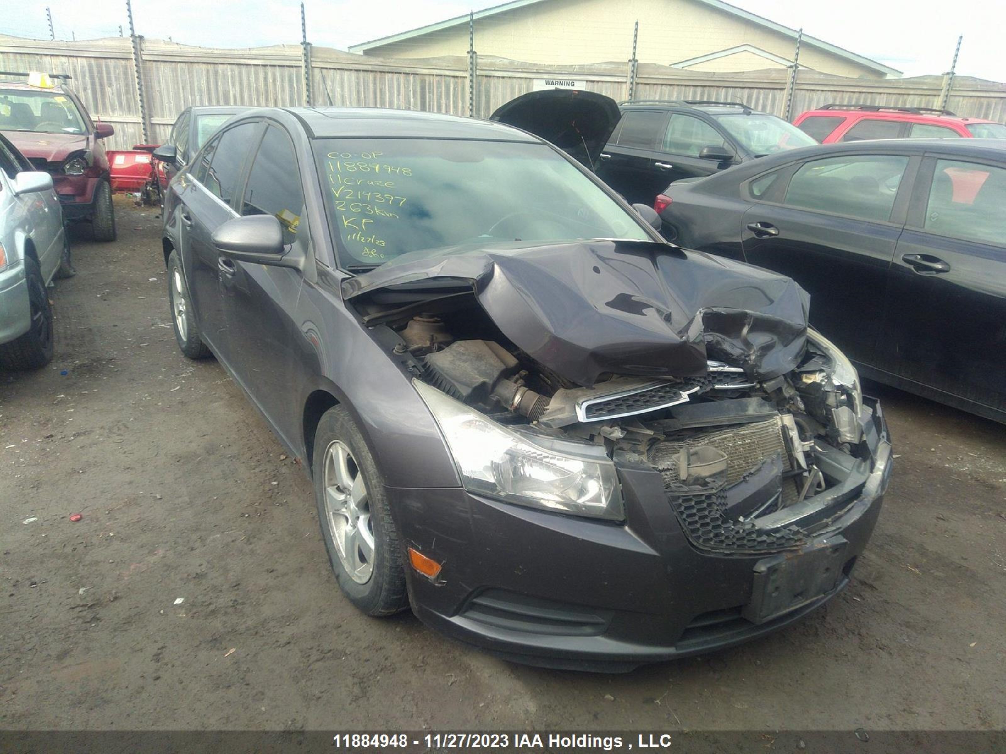 CHEVROLET CRUZE 2011 1g1pg5s96b7214397