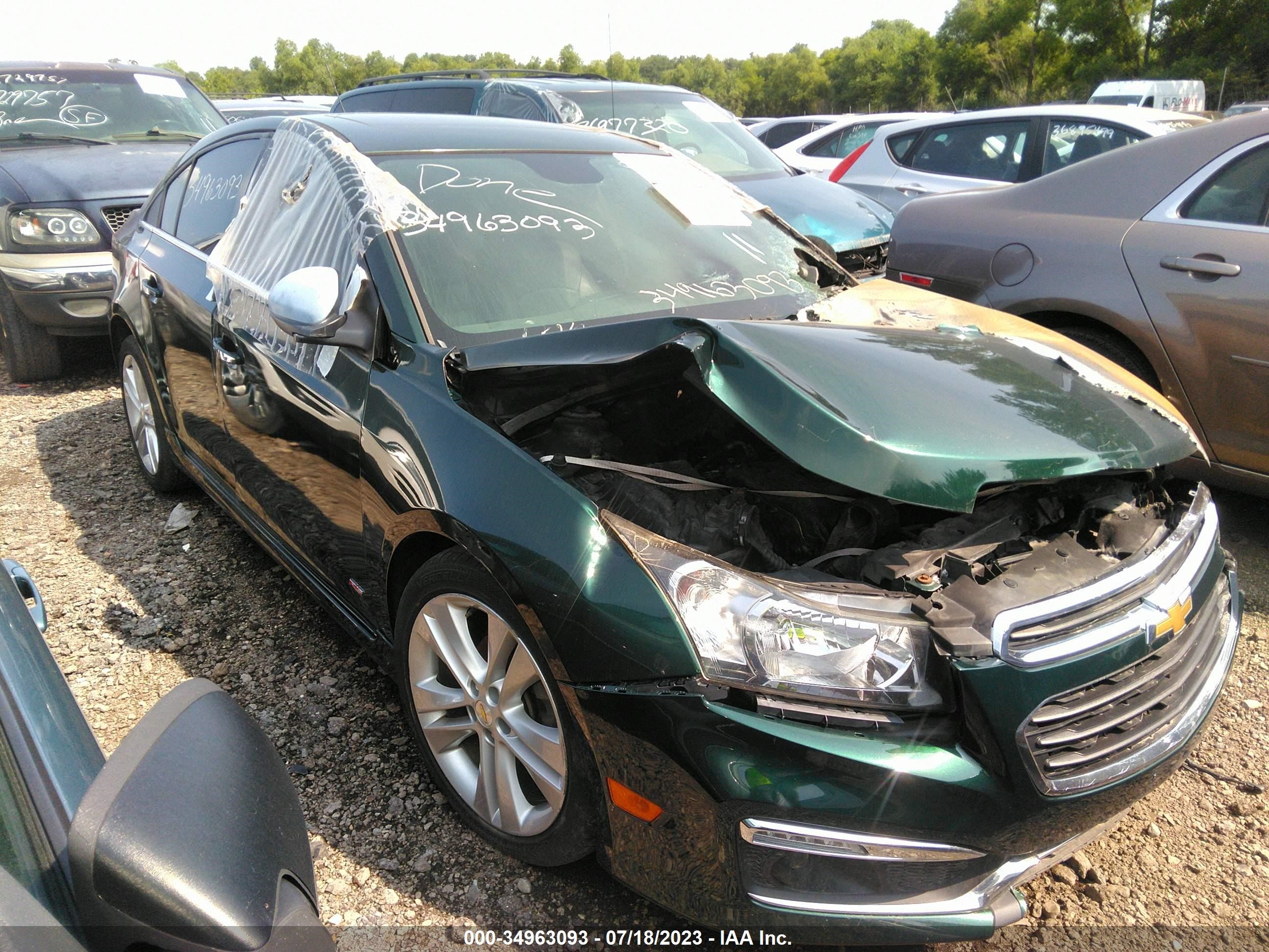 CHEVROLET CRUZE 2015 1g1pg5sb0f7204960