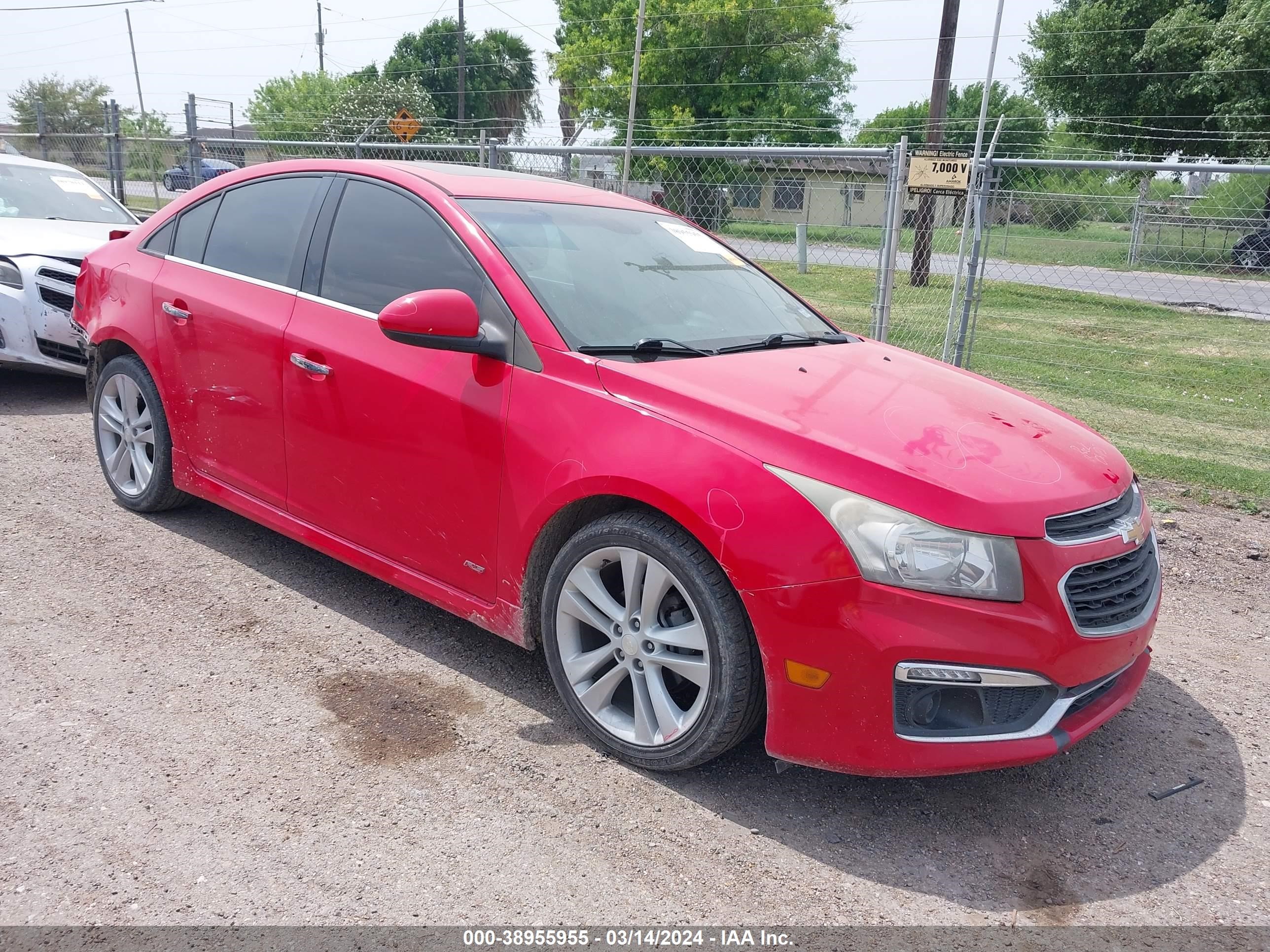 CHEVROLET CRUZE 2015 1g1pg5sb9f7284761